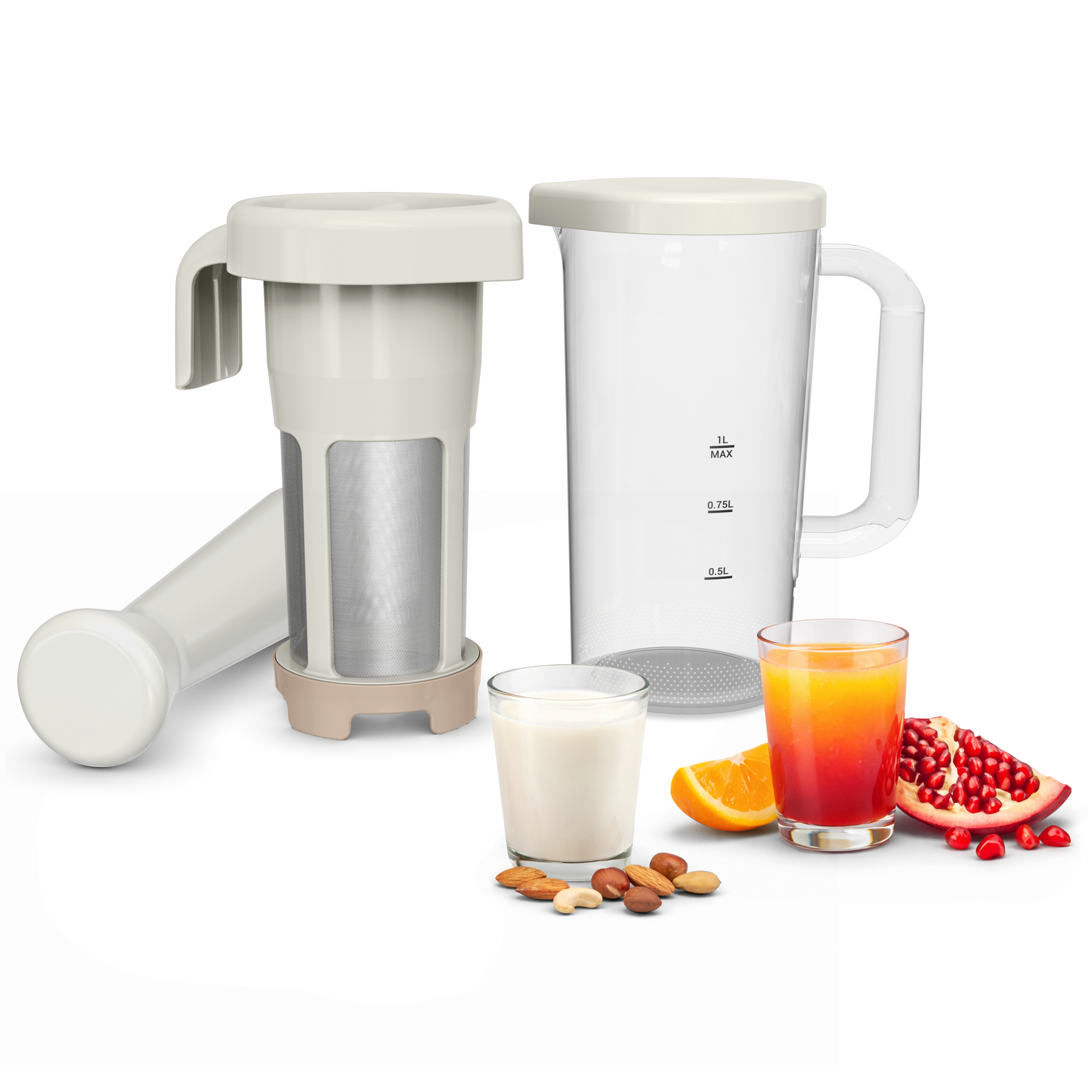 Уред за приготвяне на мляко на растителна основа Easy Milker, бързо и лесно, персонализирани напитки