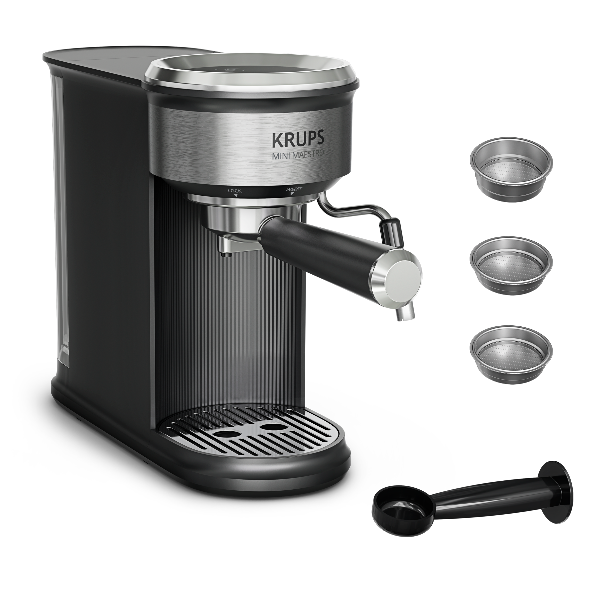 Mini Maestro, Espresso Coffee Machine, 20 Bar, Hot & Cold Recipes