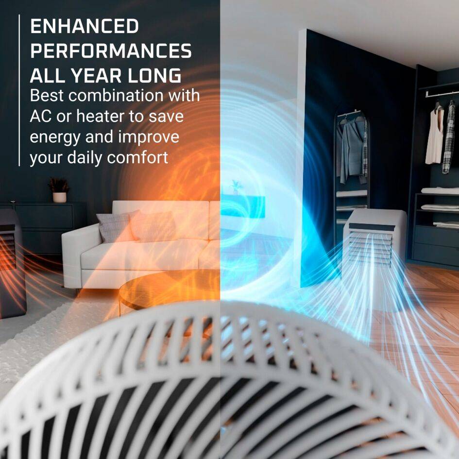 Вентилатор Rowenta Turbo Swift Silence, Интензивно освежаване, Осцилация