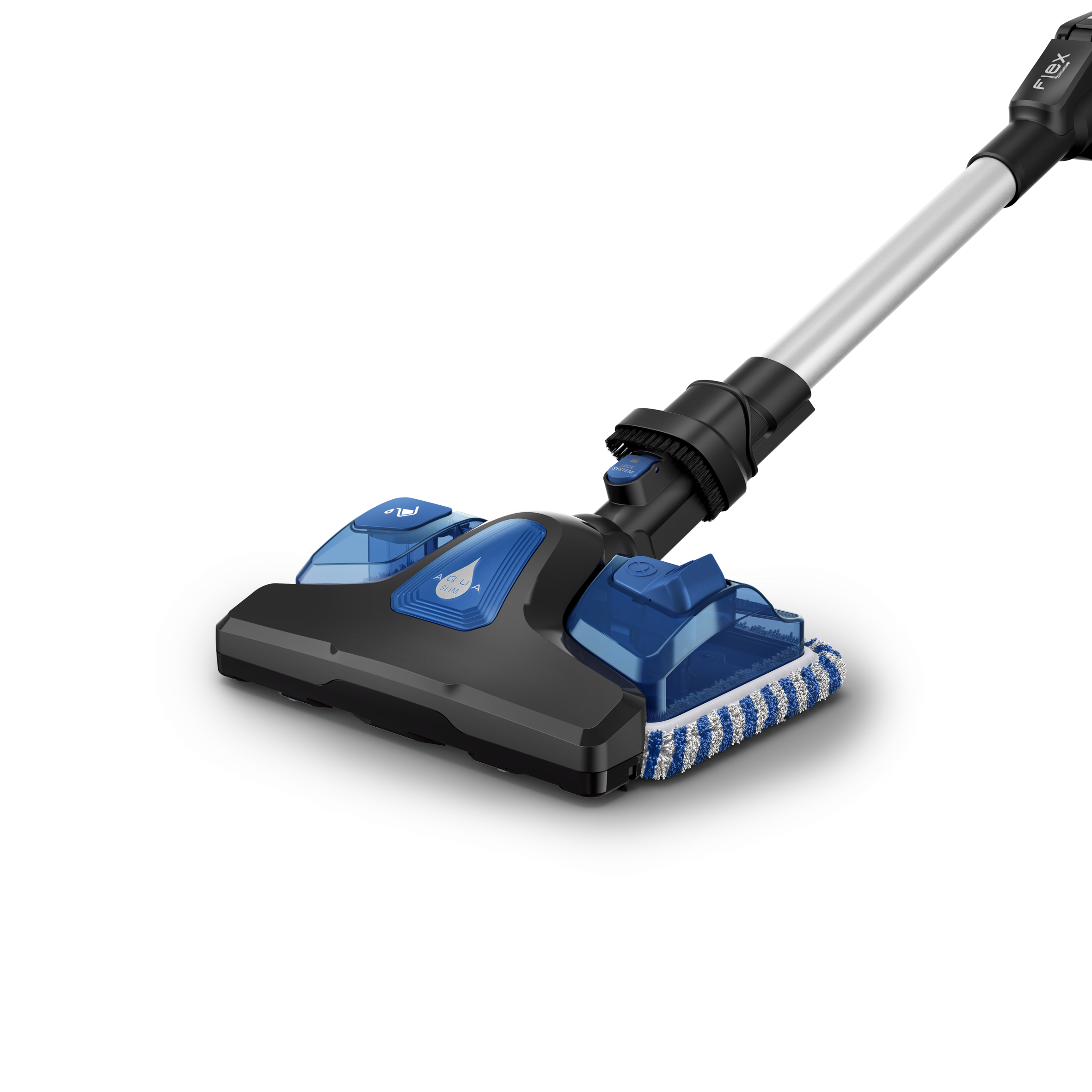 Пакет X-Force Flex 9.60, Cordless Stick Vacuum, Deep-Cleaning Suction, 100 Air Watts, Докинг станция ZR905004 X-FORCE FLEX 9.60 Neo X-PERT 7.72 и Миеща четка Aqua Slim с 2 кърпички за прахосмукачка X-Force 9.60