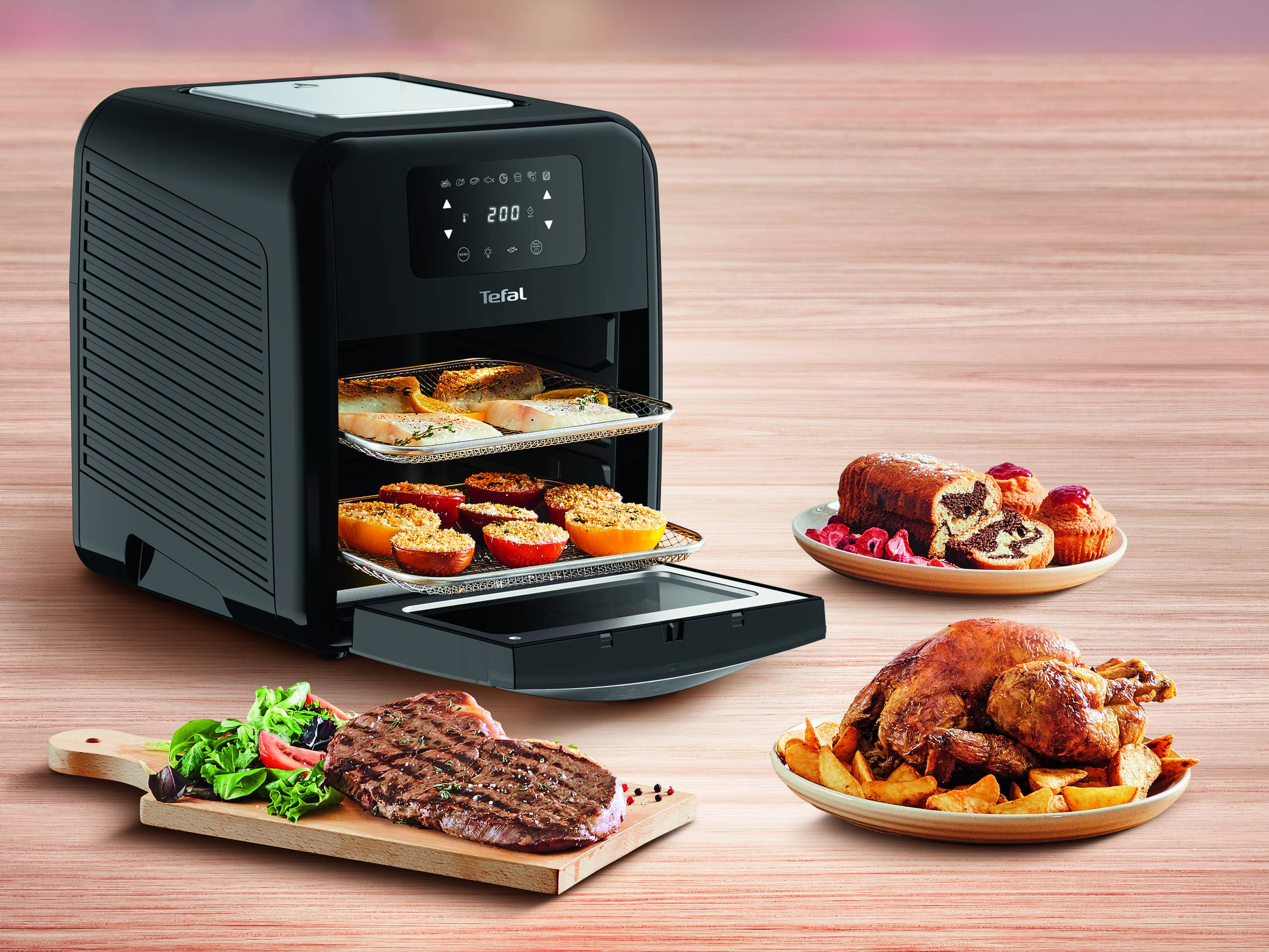 Уред за готвене с горещ въздух и фурна Easy Fry Oven & Grill FW5018