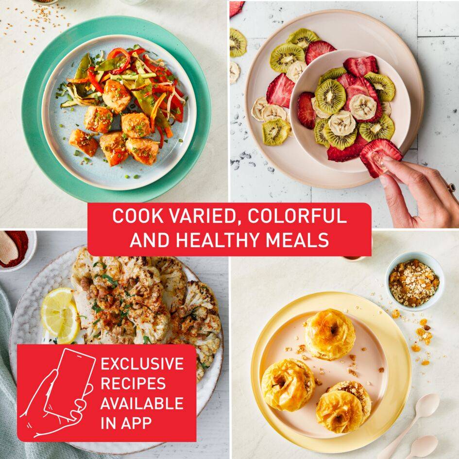 Easy Fry POP, Уред за готвене с горещ въздух, 5 л вместимост, 10 автоматични програми