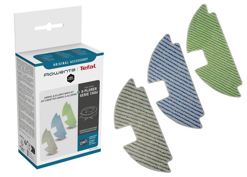 Комплект от 3 мопа за прахосмукачка-робот ROWENTA ZR130001