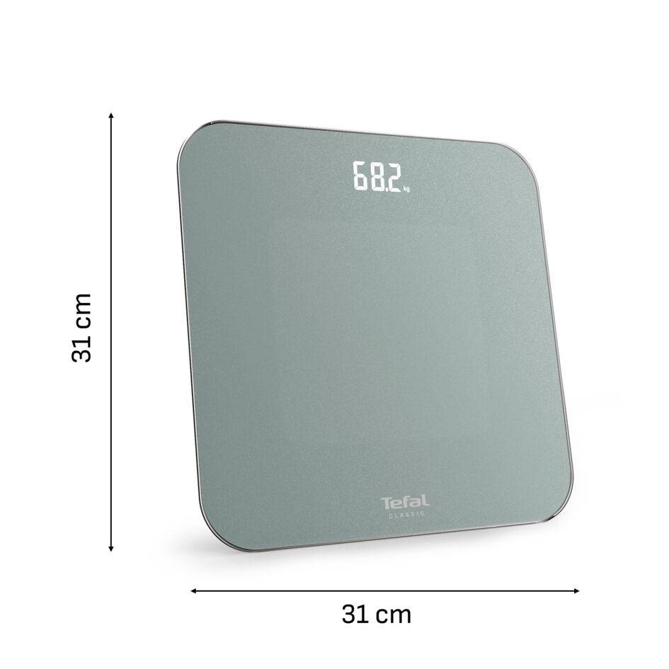 Персонална везна Classic, лесен за разчитане невидим дисплей, до 180 кг
