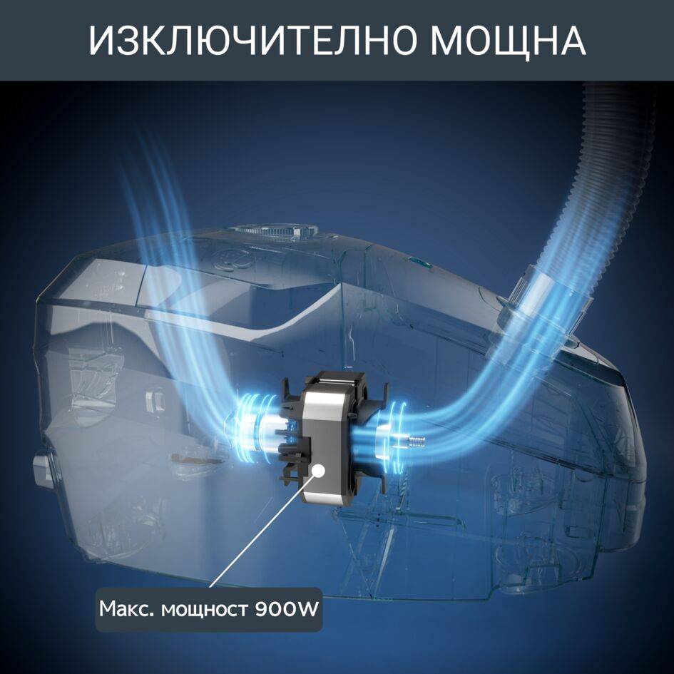 Green Force Max RO4933EA, Прахосмукачка с Торбичка, HEPA Филтрация