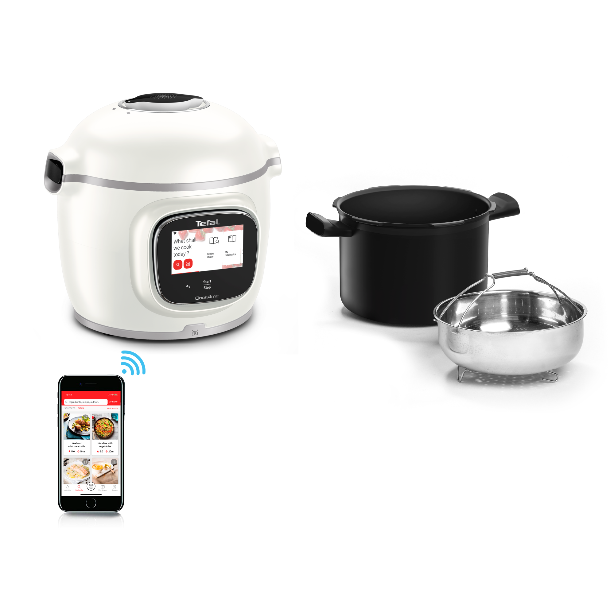 Мултикукър с вградена везна Tefal Cook4me Touch Pro