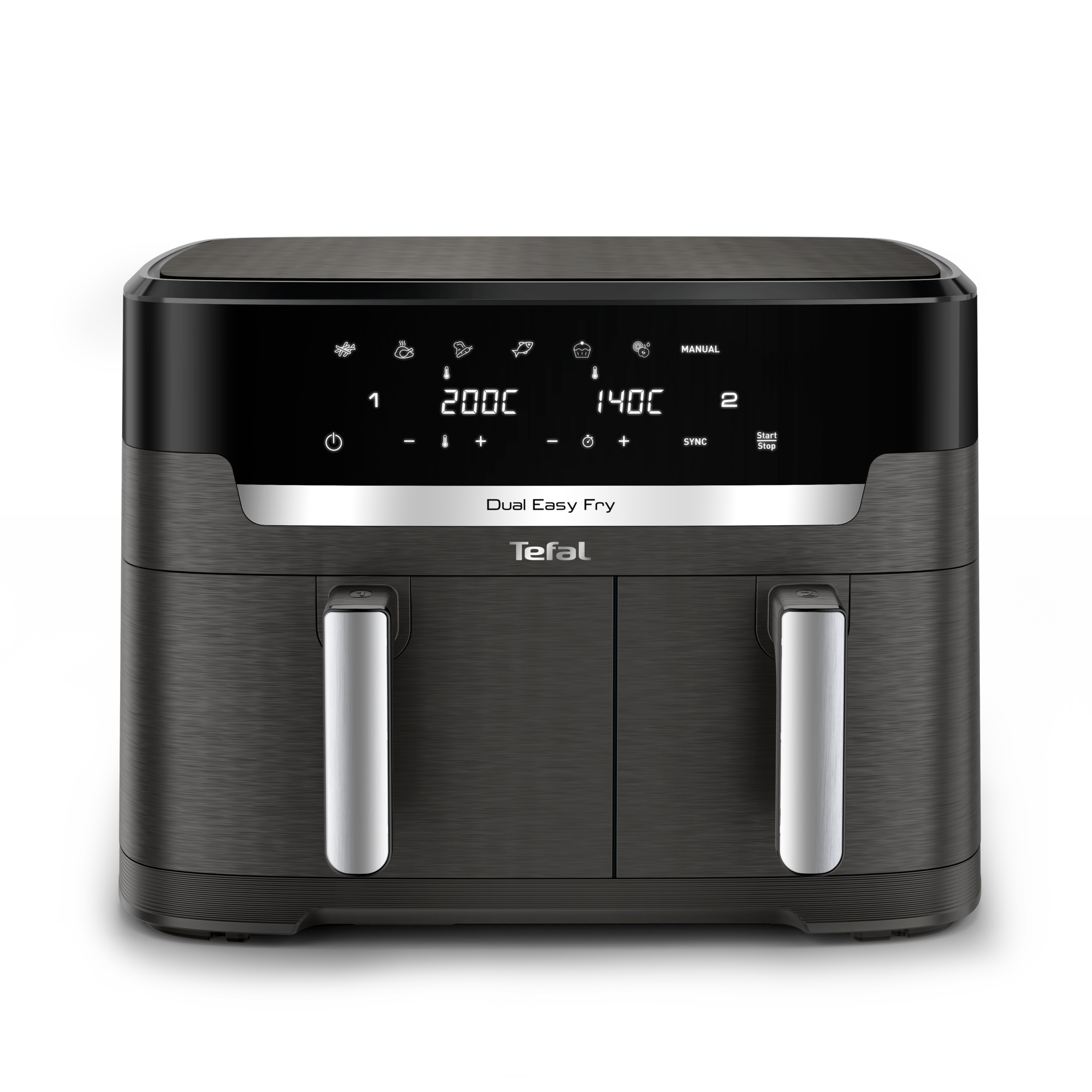 XXL Dual Easy Fry, XXL Dual Air fryer, Synchronized Cooking, 11 L Capacity, +8 people