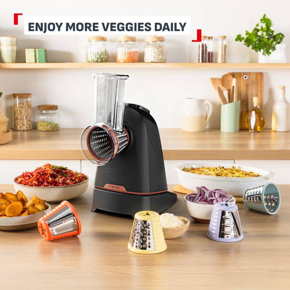 Fresh Express Twist, Shredder, Direct-Serve, 5 Functions