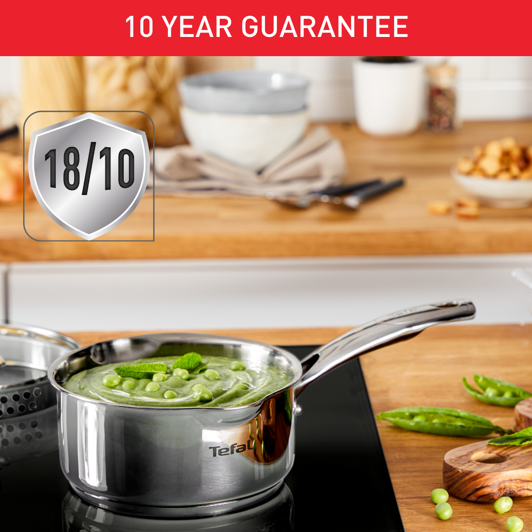 Duetto+ Saucepan 18cm, 10-years guarantee, Premium stainless-steel