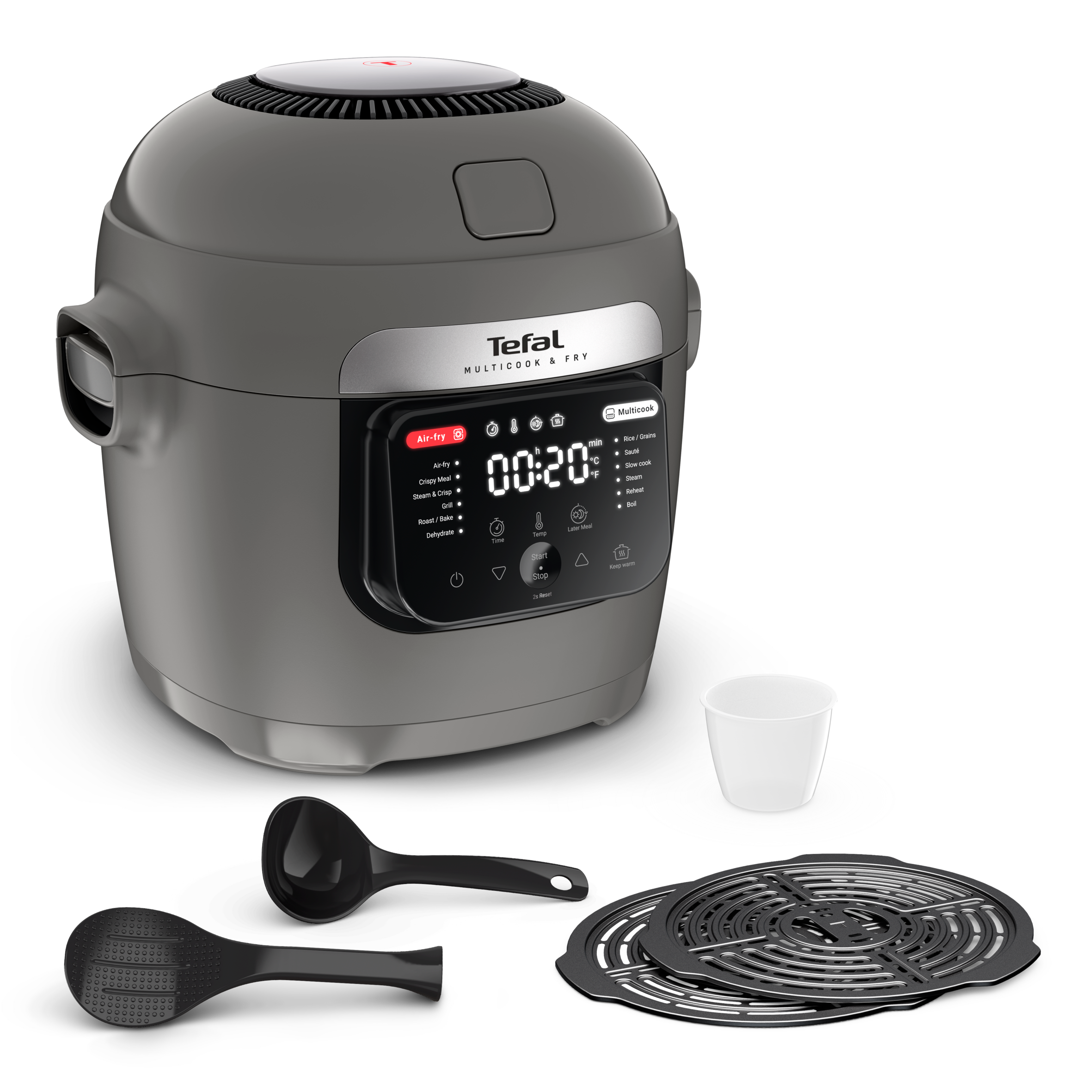 Multicook & Fry 2 в 1, Mултикукър и уред за готвене с горещ въздух