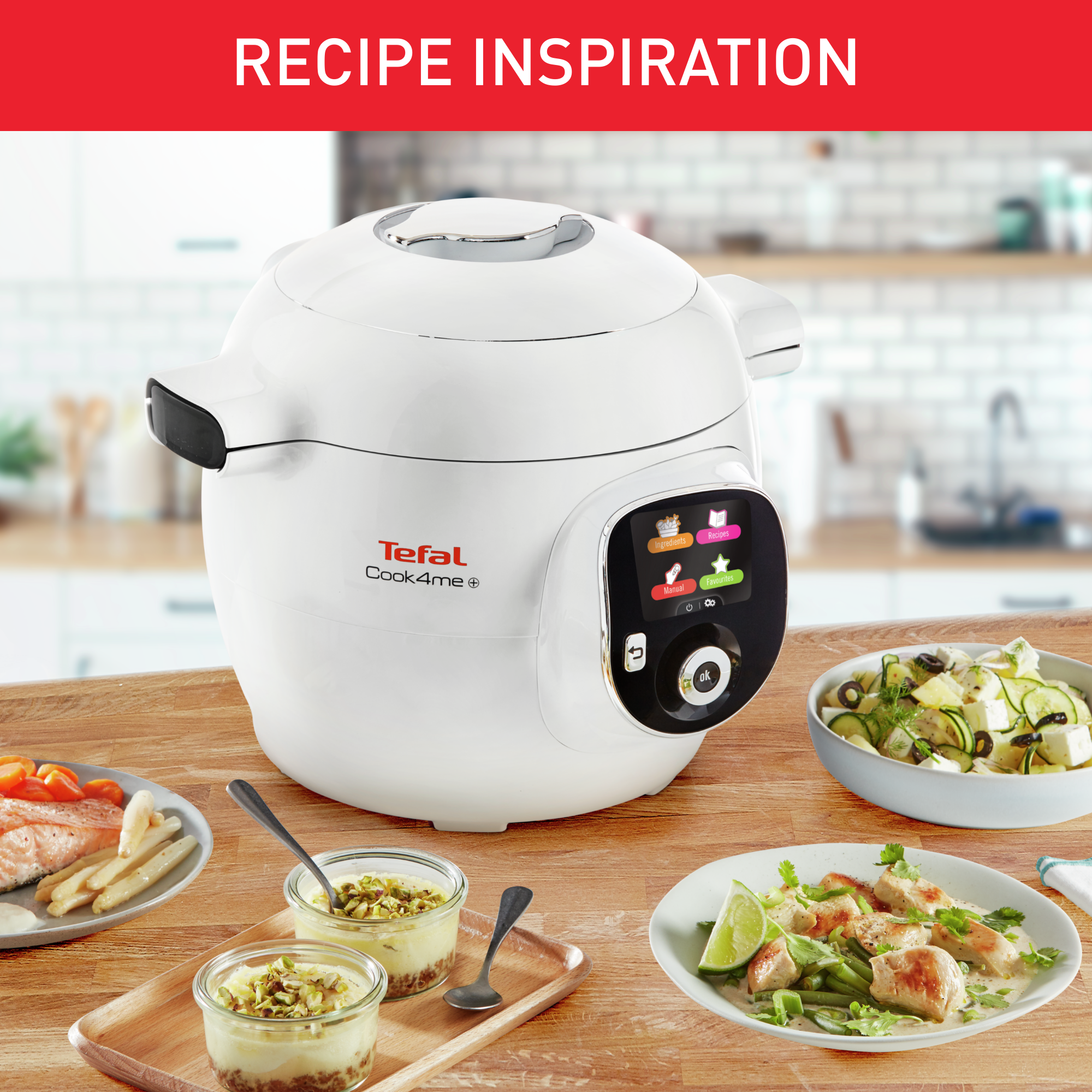 Cook4Me+ CY851130, Интелигентен Мултикукър, Бял