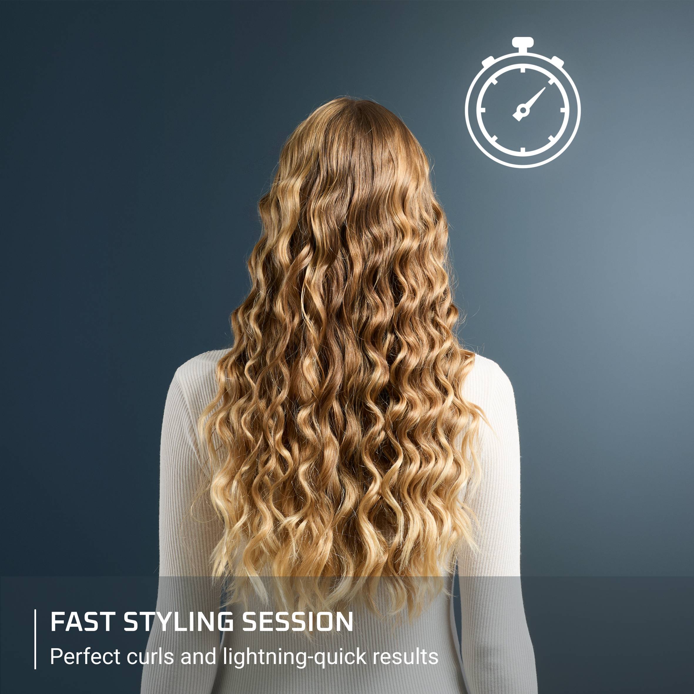 Маша за коса Twist Curl, L-образна, 3 размера на къдриците