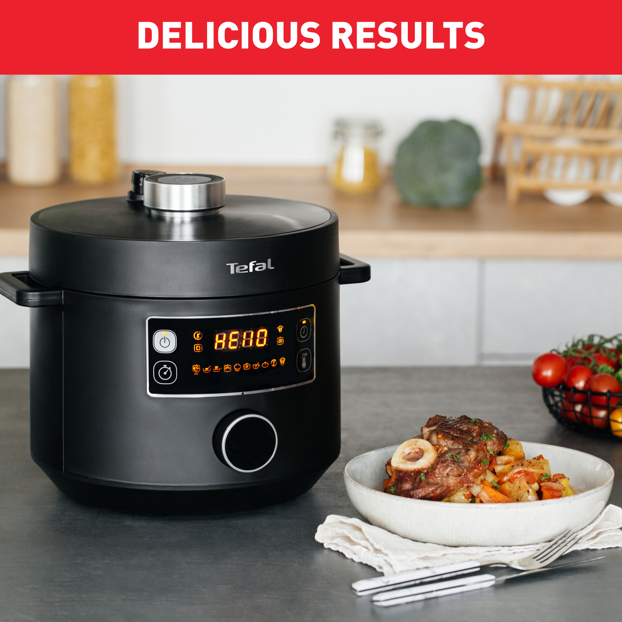 Turbo Cuisine, Мултикукър Под Налягане CY754830, Черен, 5 л.