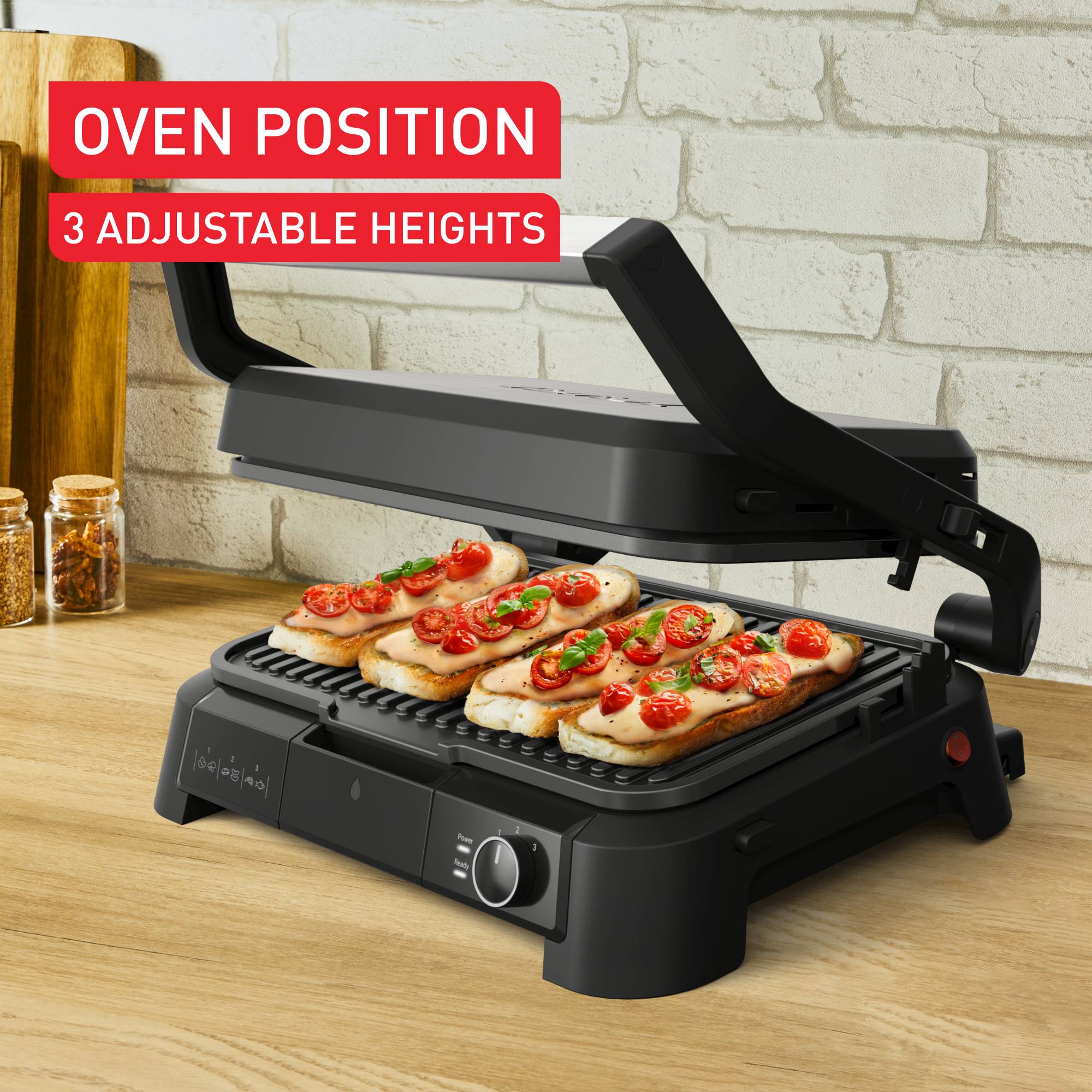 SuperGrill 3in1 XL,  контактен грил, позиции за барбекю и фурна