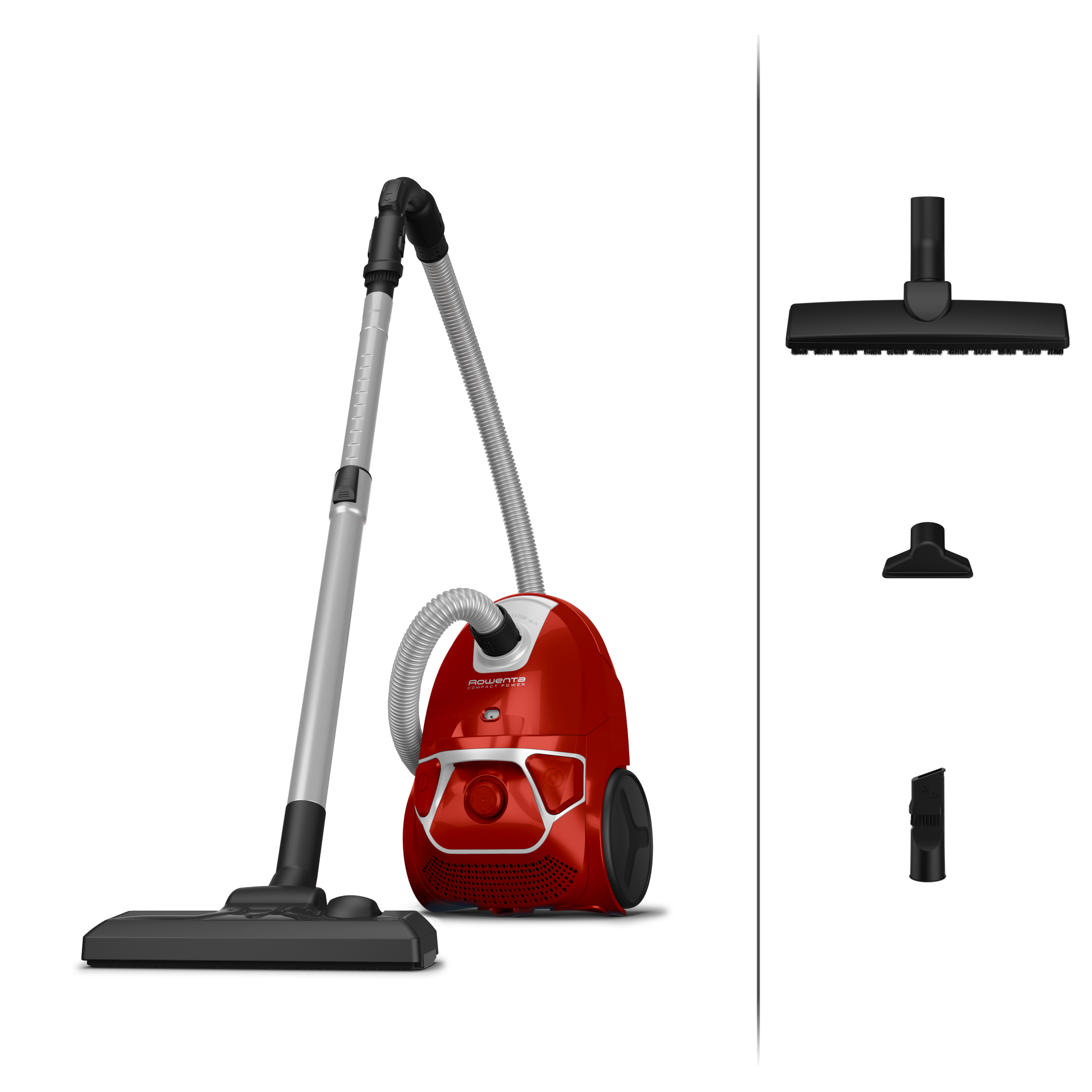 Compact Power Parquest RO3953EA, Прахосмукачка с Торбичка, 900 W, Компактен Дизайн