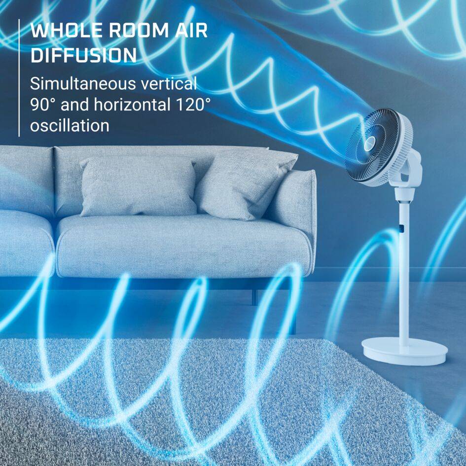 Вентилатор Rowenta Turbo Swift Silence, Интензивно освежаване, Осцилация