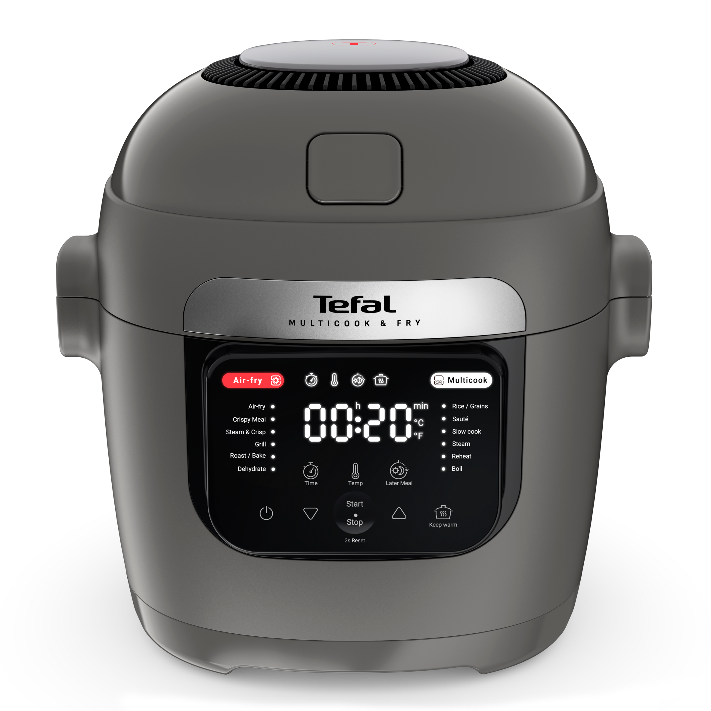 Multicook & Fry, Air fryer and Multicooker, 12 Automatic Programs