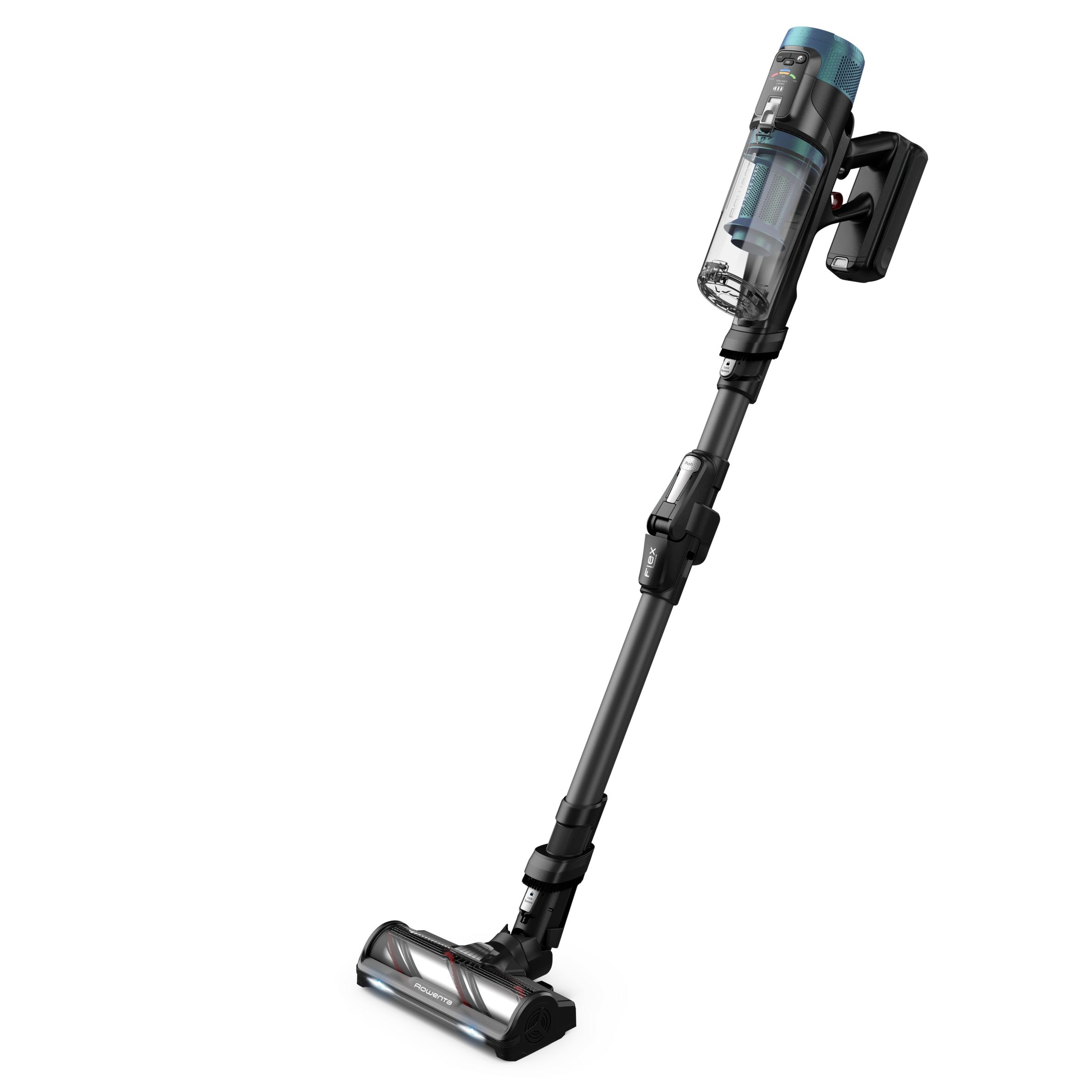 X-Force Flex 14.80, Многофункционална безкабелна прахосмукачка, Всмукателна мощност от 240 Air Watts, Допълнително време на работа