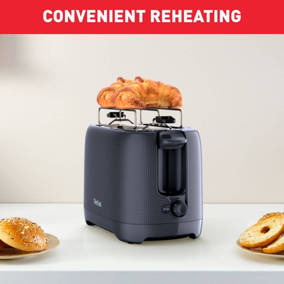 Morning 2-Slot Toaster with Bun Warmer