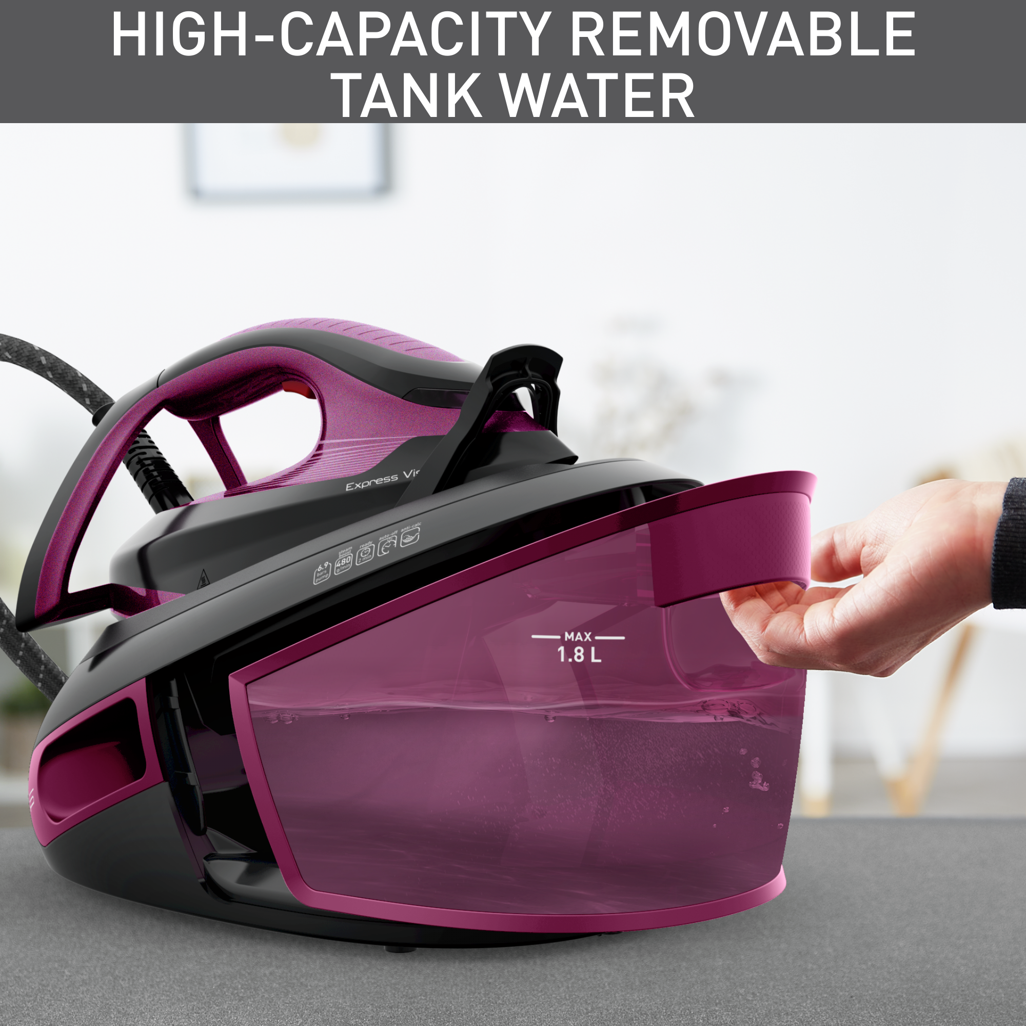 Парогенератор Tefal Express Vision Steam Generator SV8152