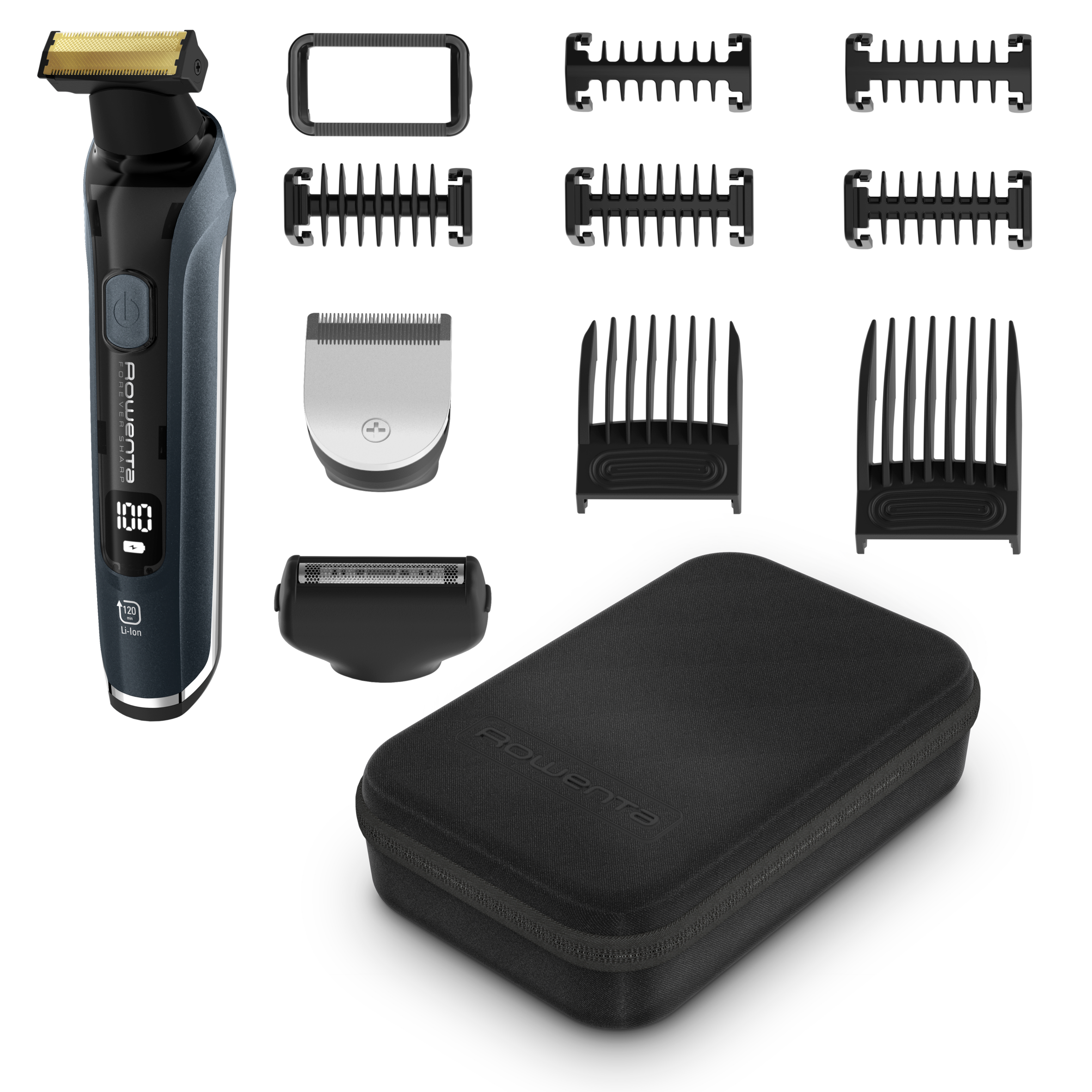 Forever Sharp Ultimate тример за брада за мъже, подстригва, оформя и бръсне, 18 настройки