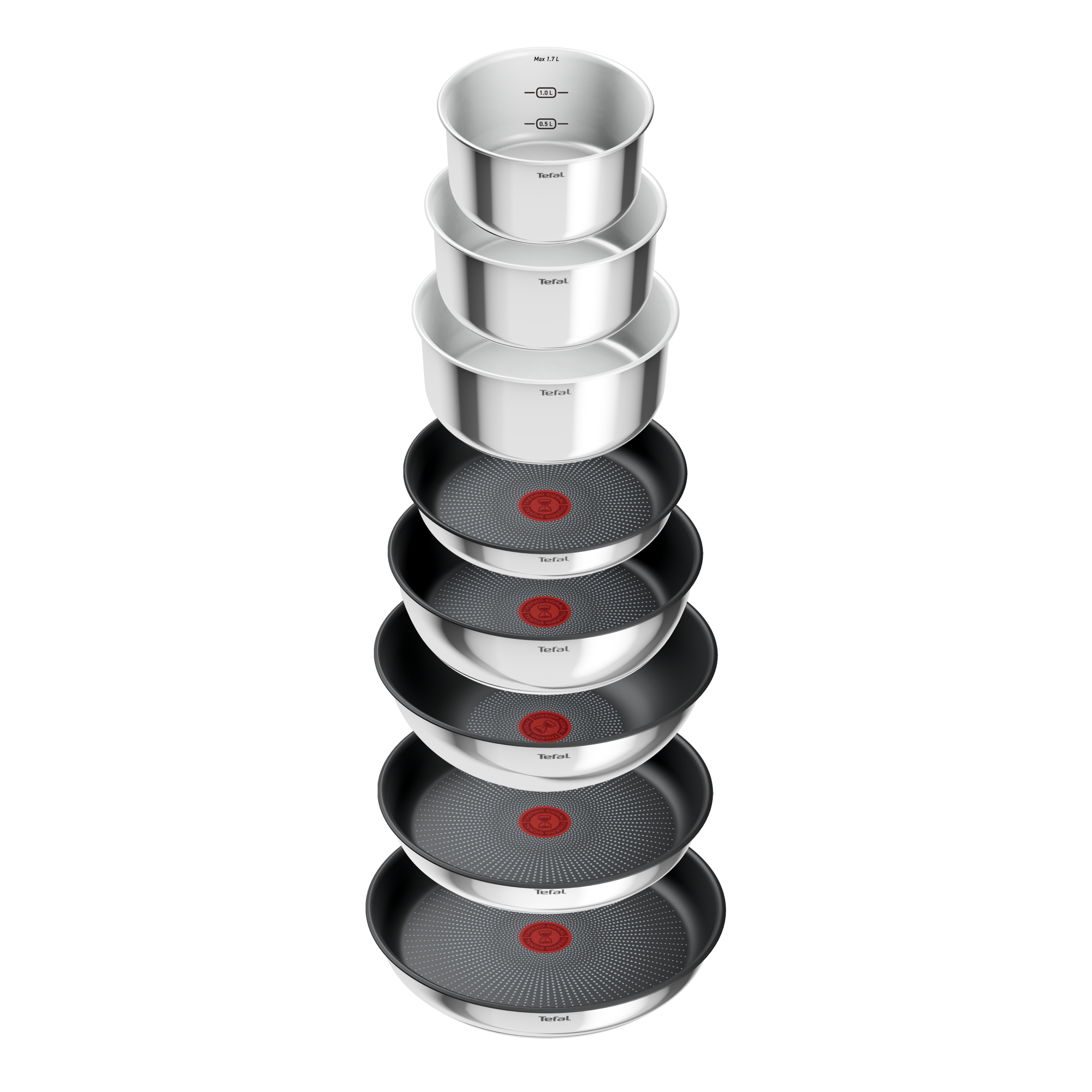Комплект съдове за готвене Ingenio Emotion 20 ч., стъклен капак 