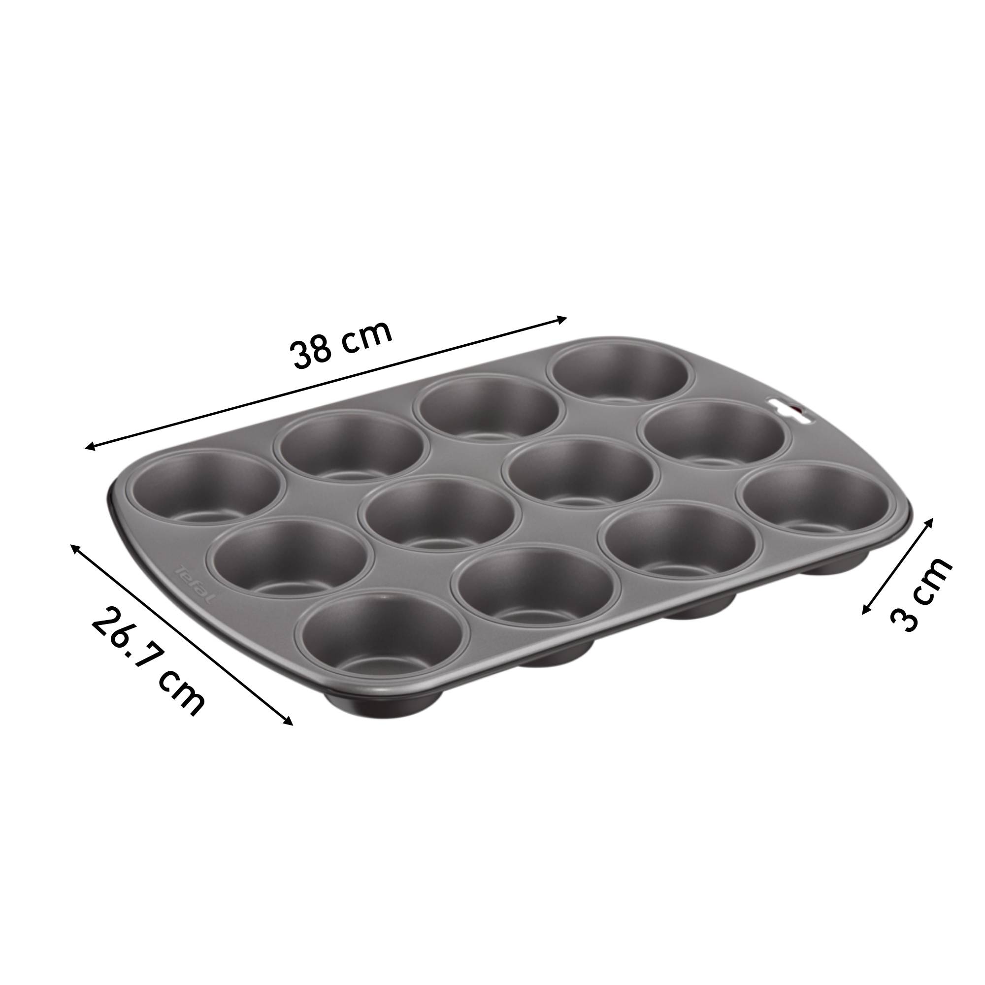 Форма за печива Easybake K122S504 за 12 бр. мъфини, размери 38 X 27 см