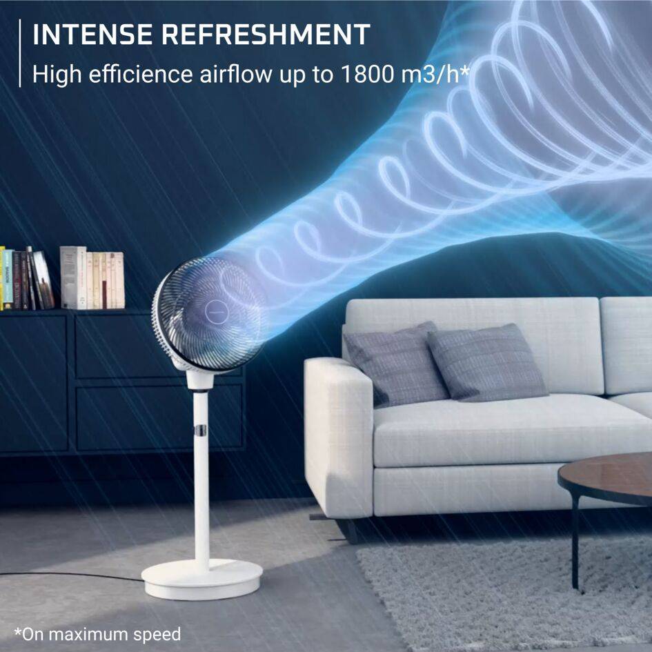 Вентилатор Rowenta Turbo Swift Silence, Интензивно освежаване, Осцилация