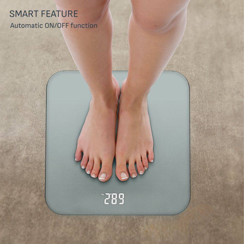 Персонална везна Classic, лесен за разчитане невидим дисплей, до 180 кг