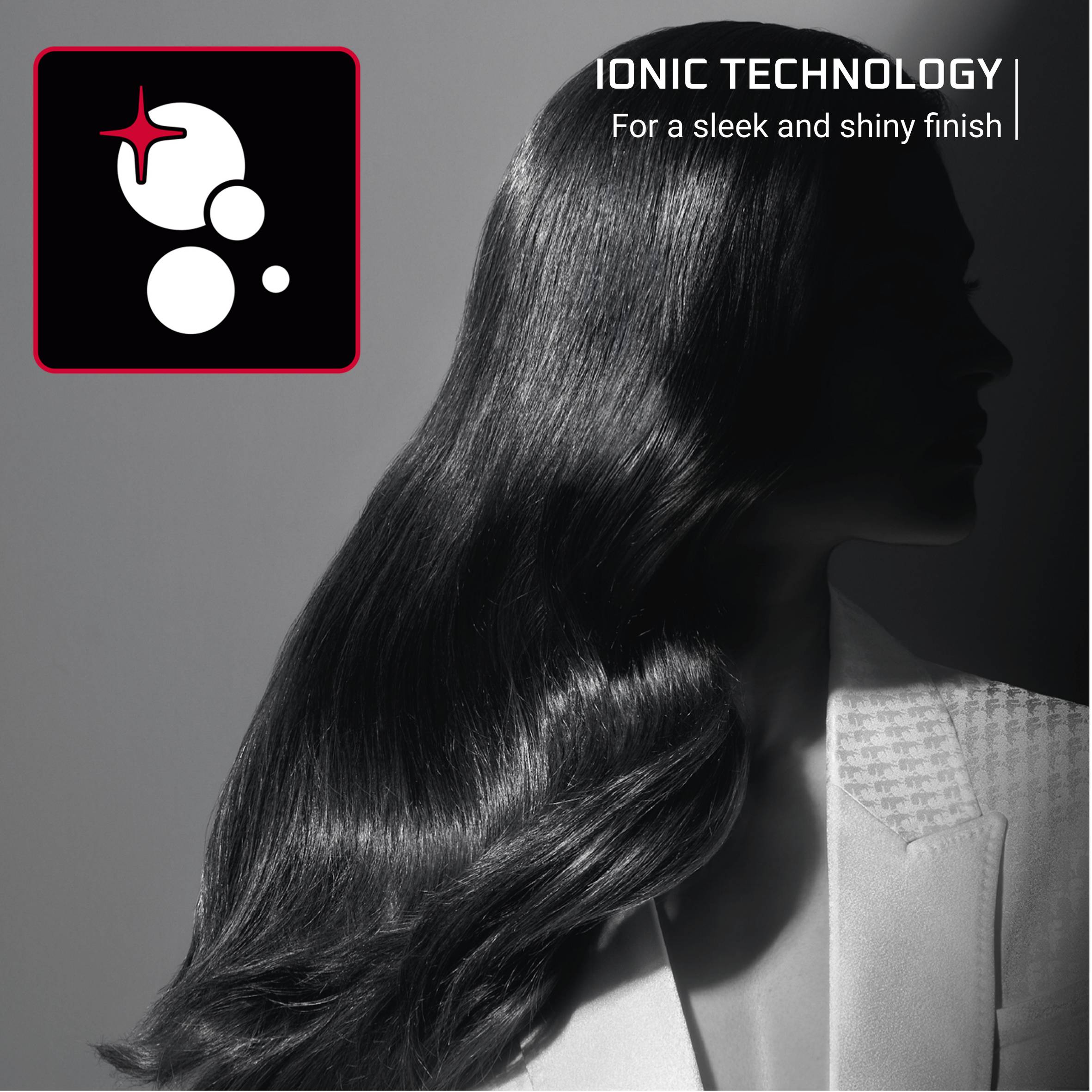 Преса за коса ROWENTA x KARL LAGERFELD Thermostyle, 2 в 1 Изправяне и къдрене