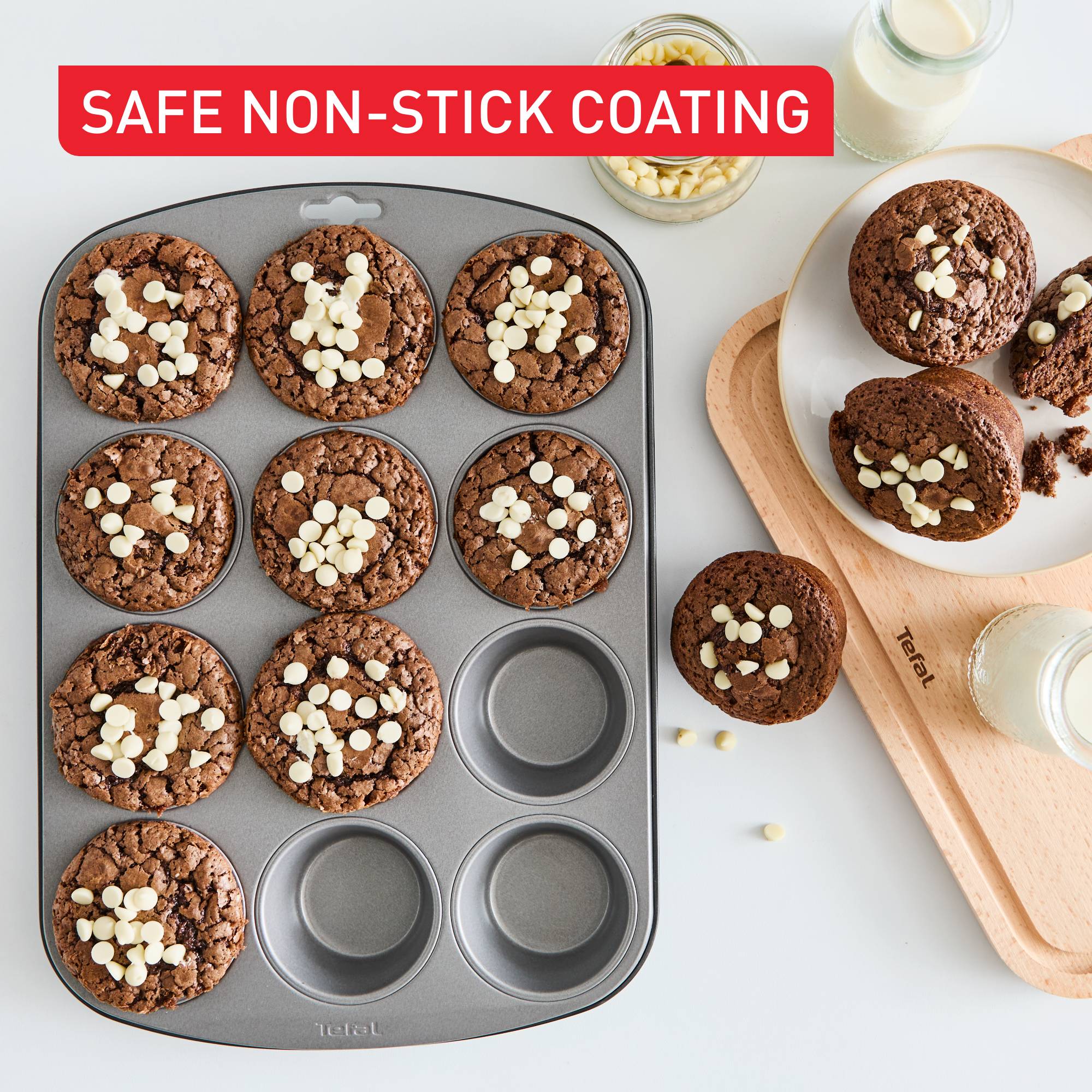 Форма за печива Easybake K122S504 за 12 бр. мъфини, размери 38 X 27 см