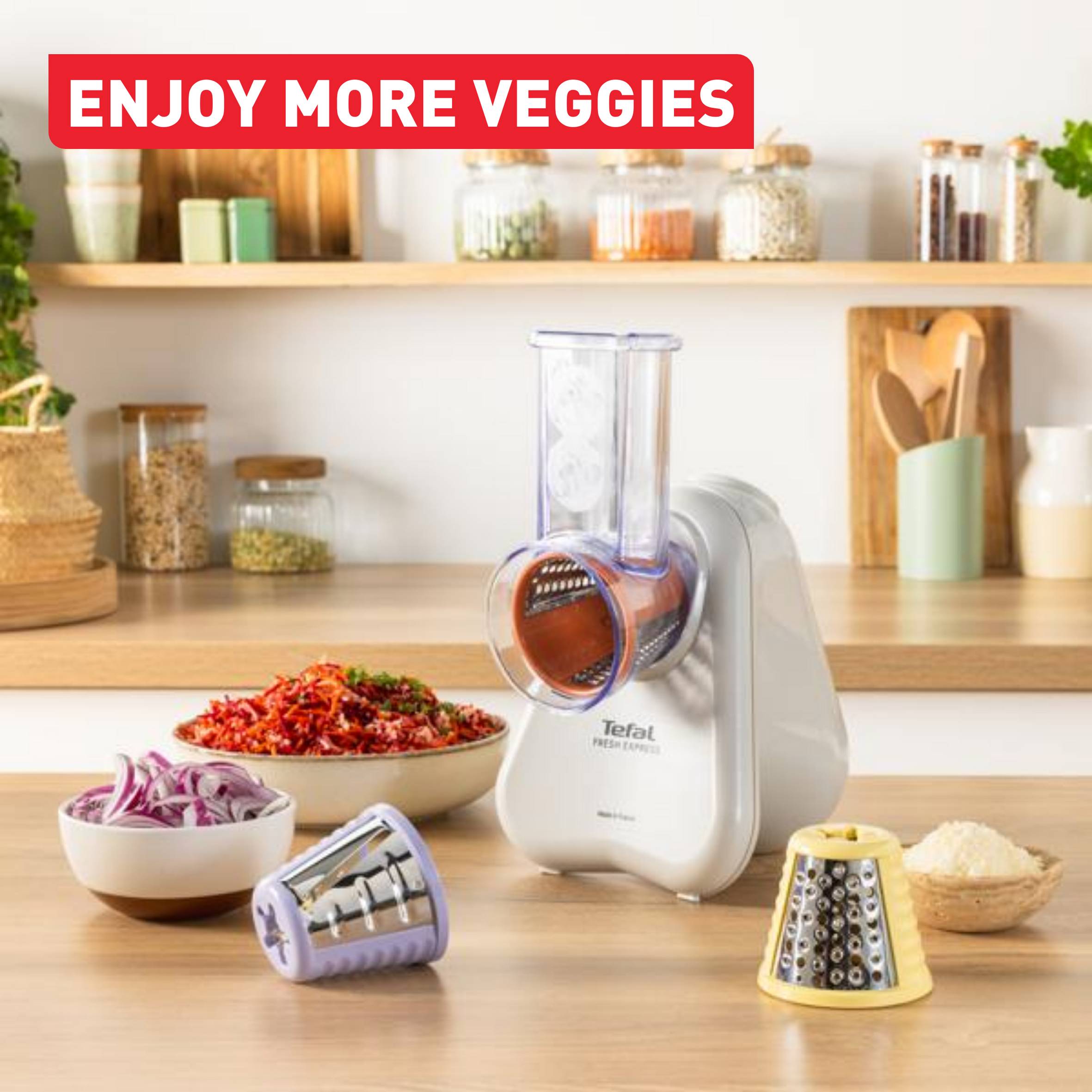 Eлектрическо ренде за зеленчуци Fresh Express, система за директно сервиране