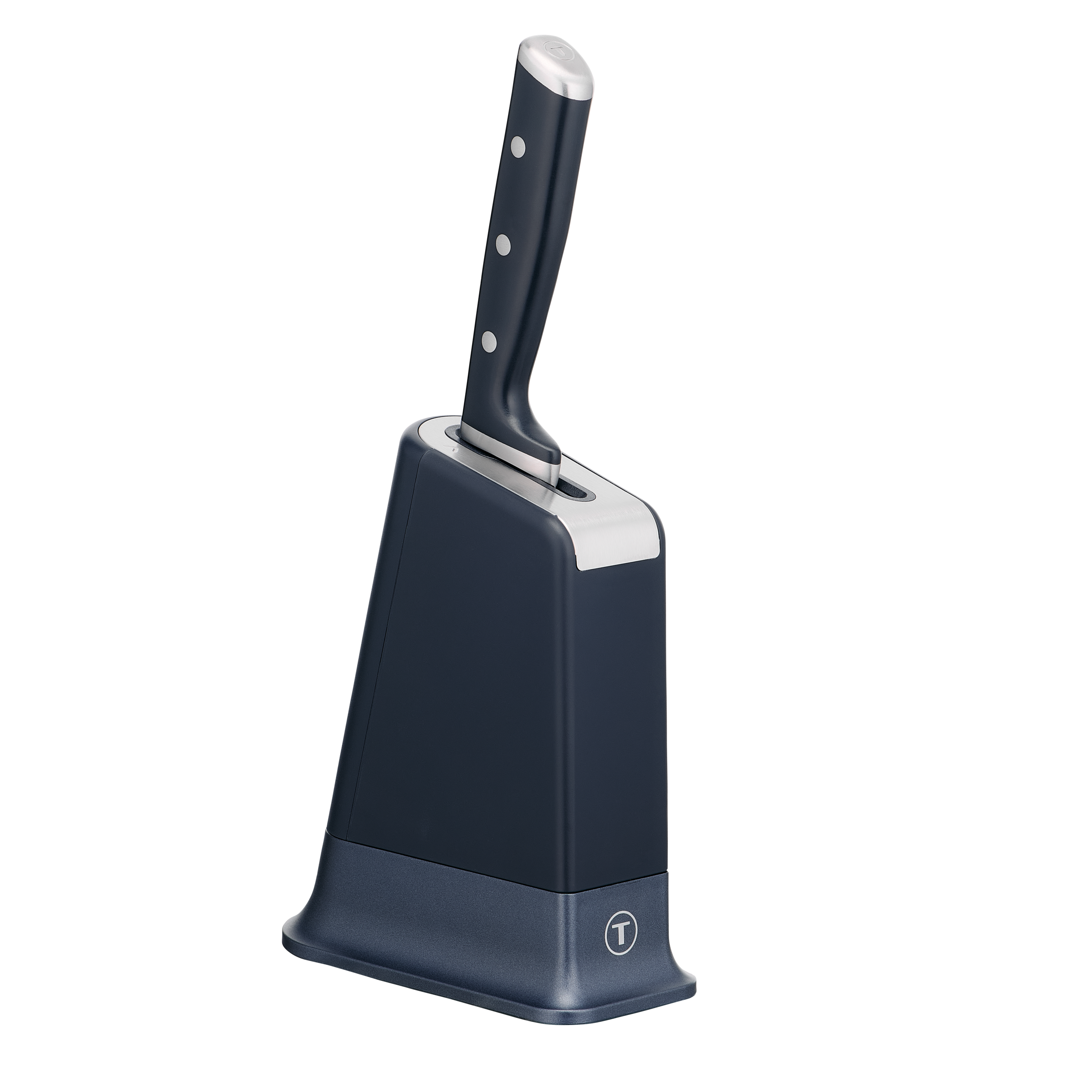 Нож EverSharp с поставка блок за ножове с вградено точило