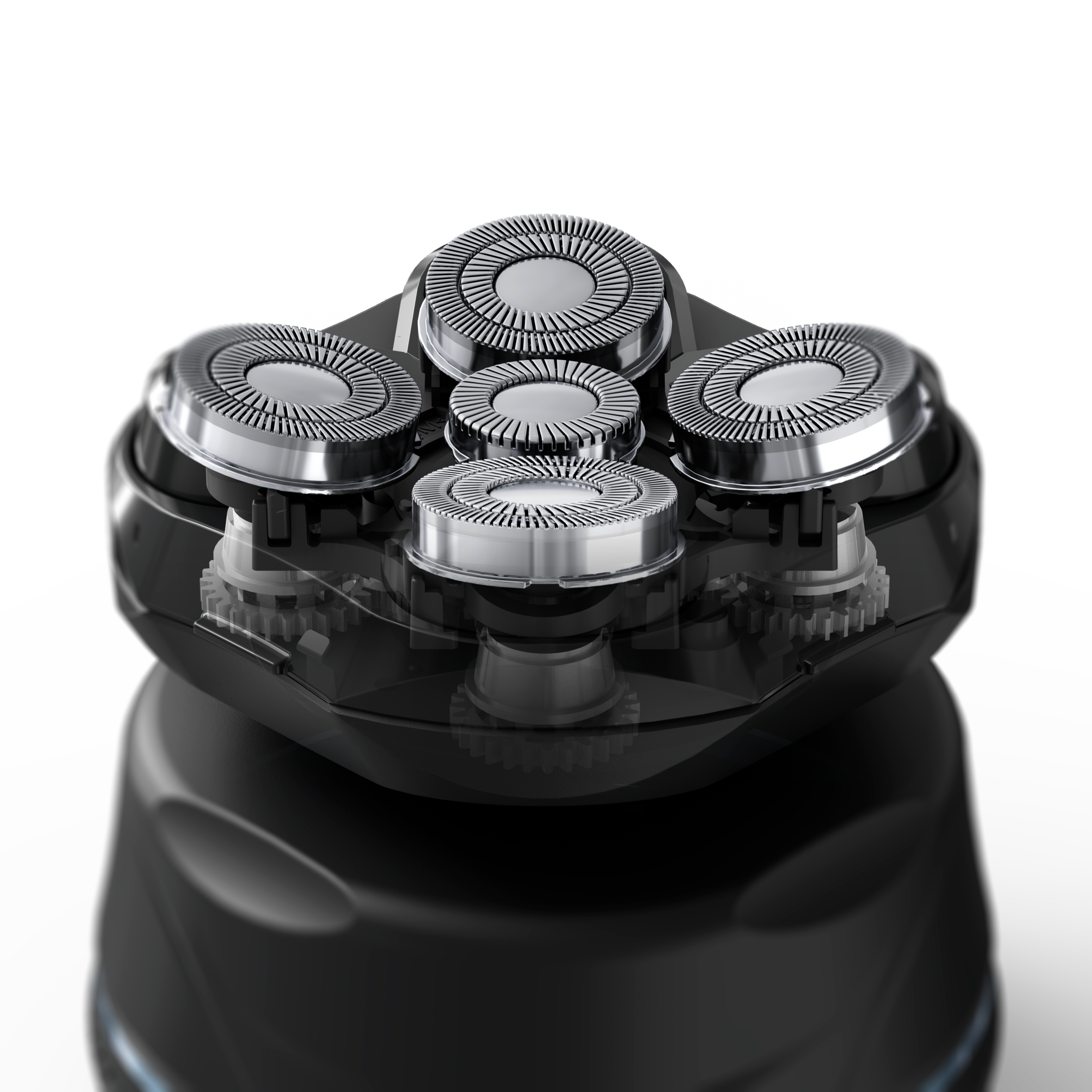 Самобръсначка за глава GentleBald, 5 ножчета, титаниево покритие на ножчетата