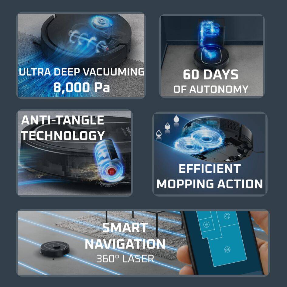 X-PLORER Serie 375+, Robot Vacuum Cleaner, Standard Model