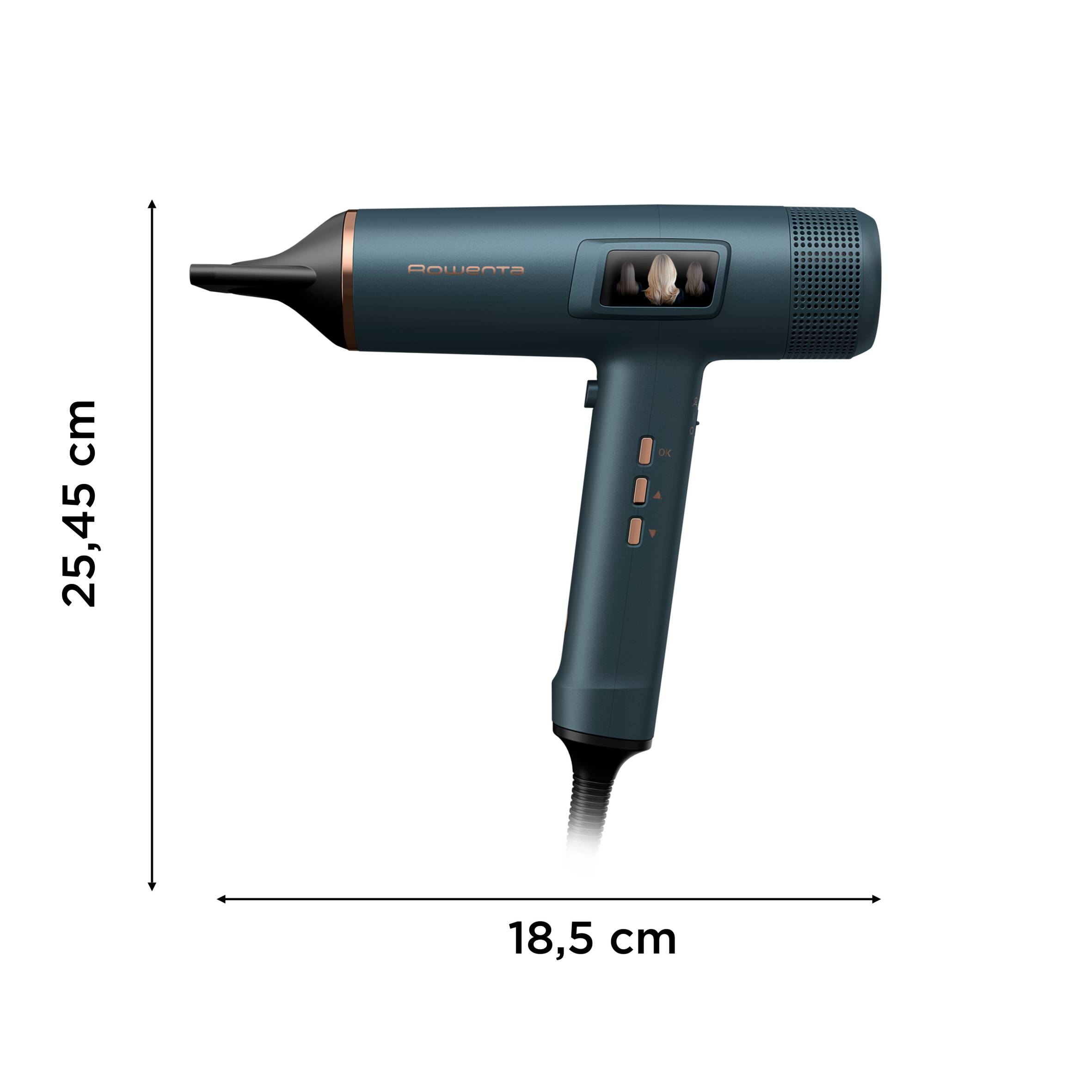 Maestria For You, Hair Dryer With Integrated Screen