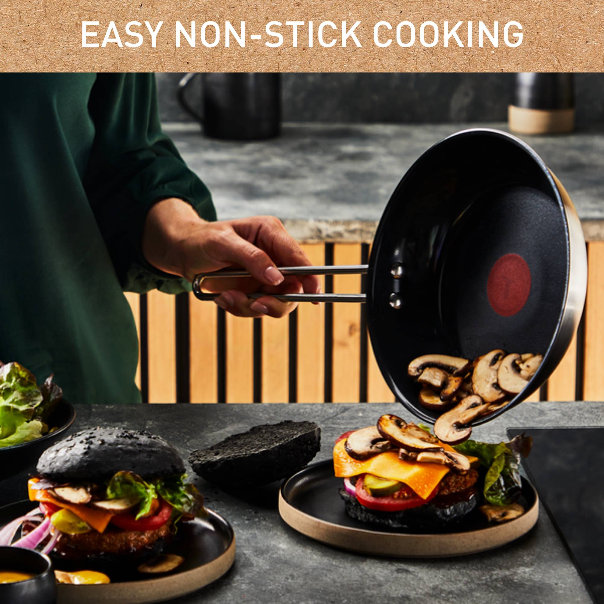 Nordica, Тиган 24 см H87104, Неръждаема стомана, Ново поколение незалепващо керамично покритие