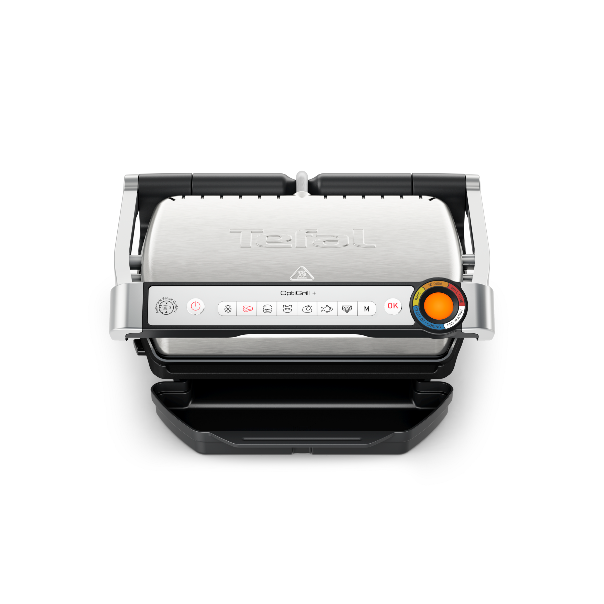 OptiGrill+, Интелигентен грил + щипка за грил GC718D, 6 автоматични програми