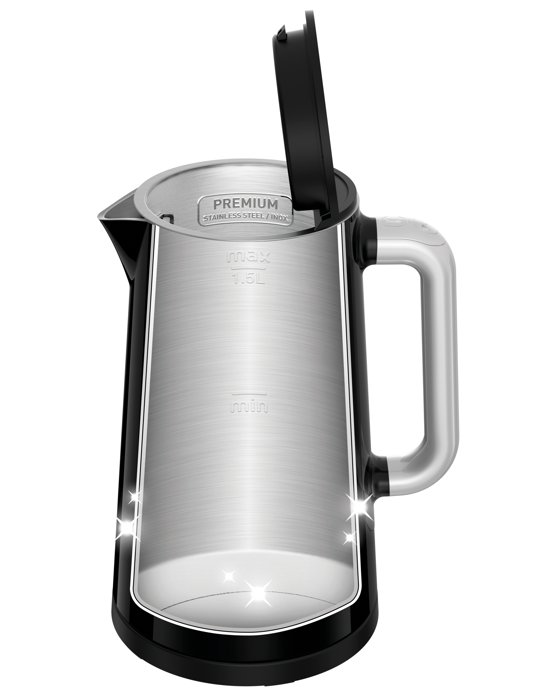 Smart'N Light, Електрическа Кана KO851830, 1.7л., Черна