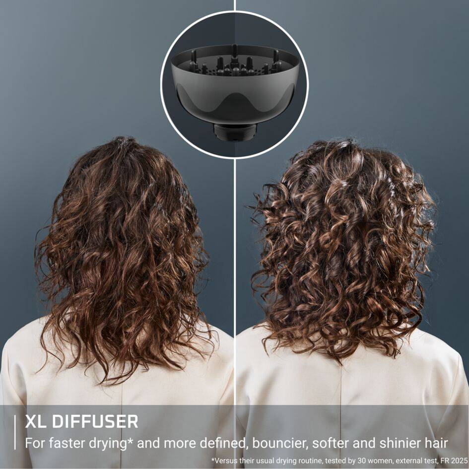 Curl Harmony, 3 в 1 дифузер с горещ въздух за къдрава коса