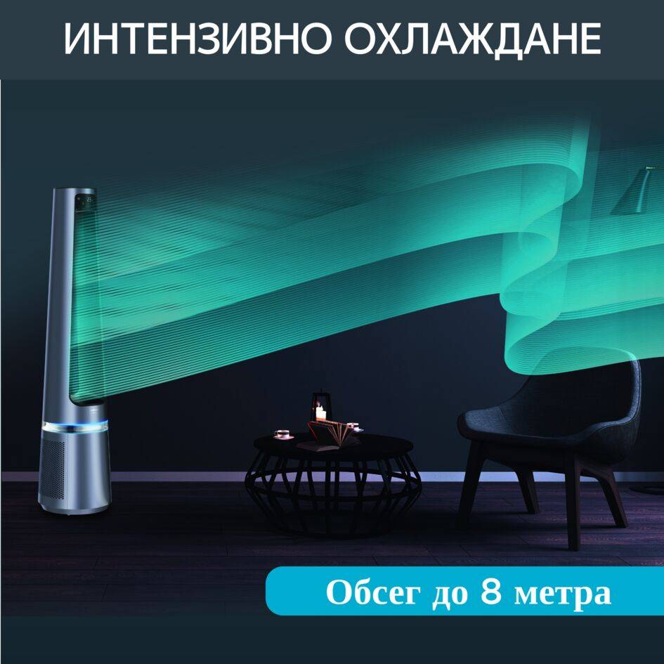 Eclipse 2 в 1 QU5030, Комбиниран Уред за Охлаждане и Пречистване на Въздуха