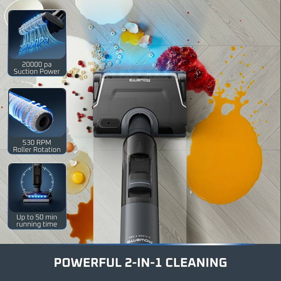 X-Clean 7 Pro, Wet & Dry Vacuum Cleaner, Powerful 2-in-1 Cleaning