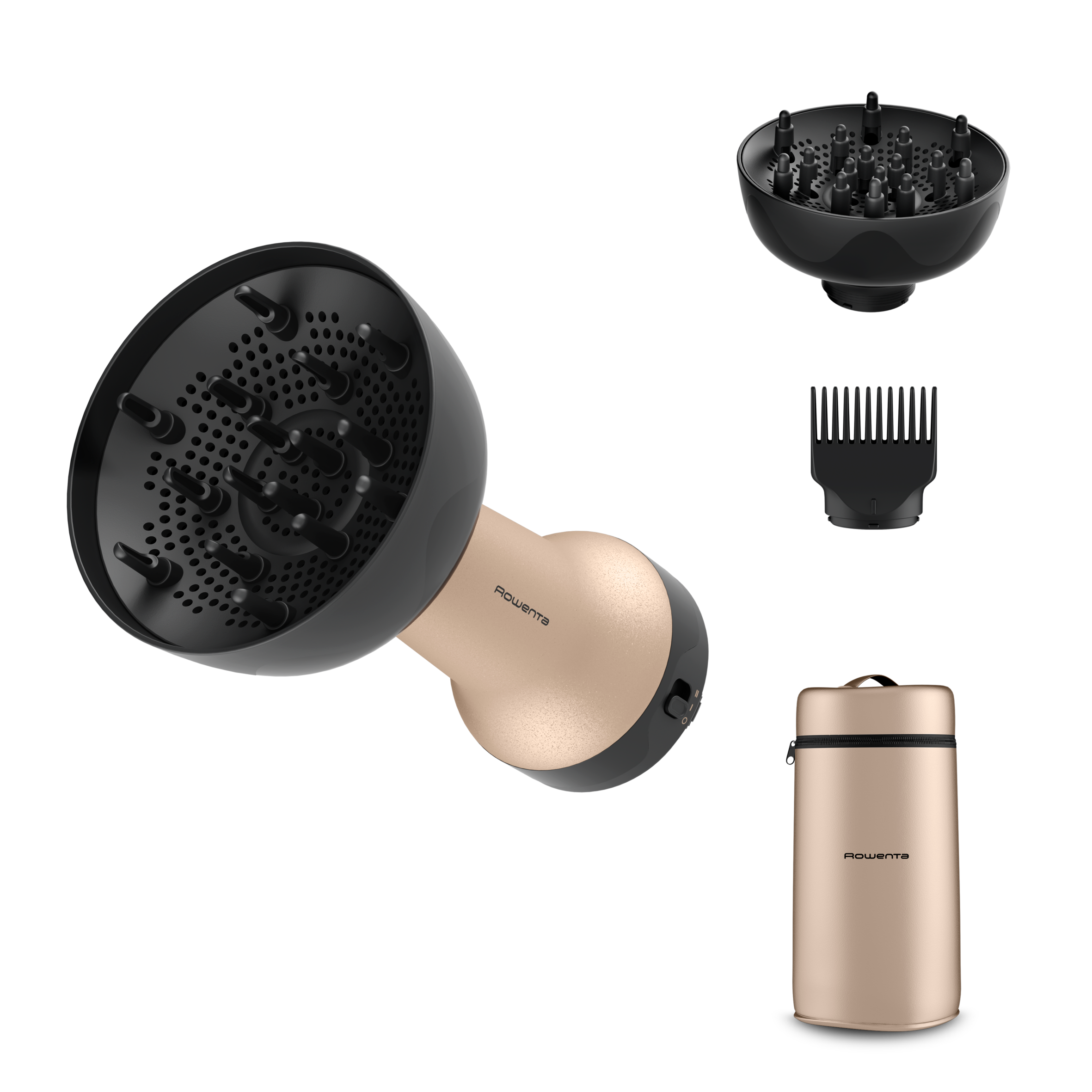 Curl Harmony, 3 в 1 дифузер с горещ въздух за къдрава коса