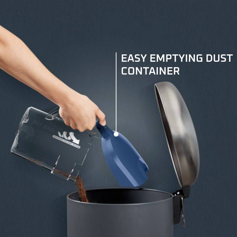 Rowenta Compact Power Cyclonic Bagless Vacuum Cleaner, Classic Kit, Advanced Filtration, Great Dust Pick-Up, Compact Design,RO3721EA