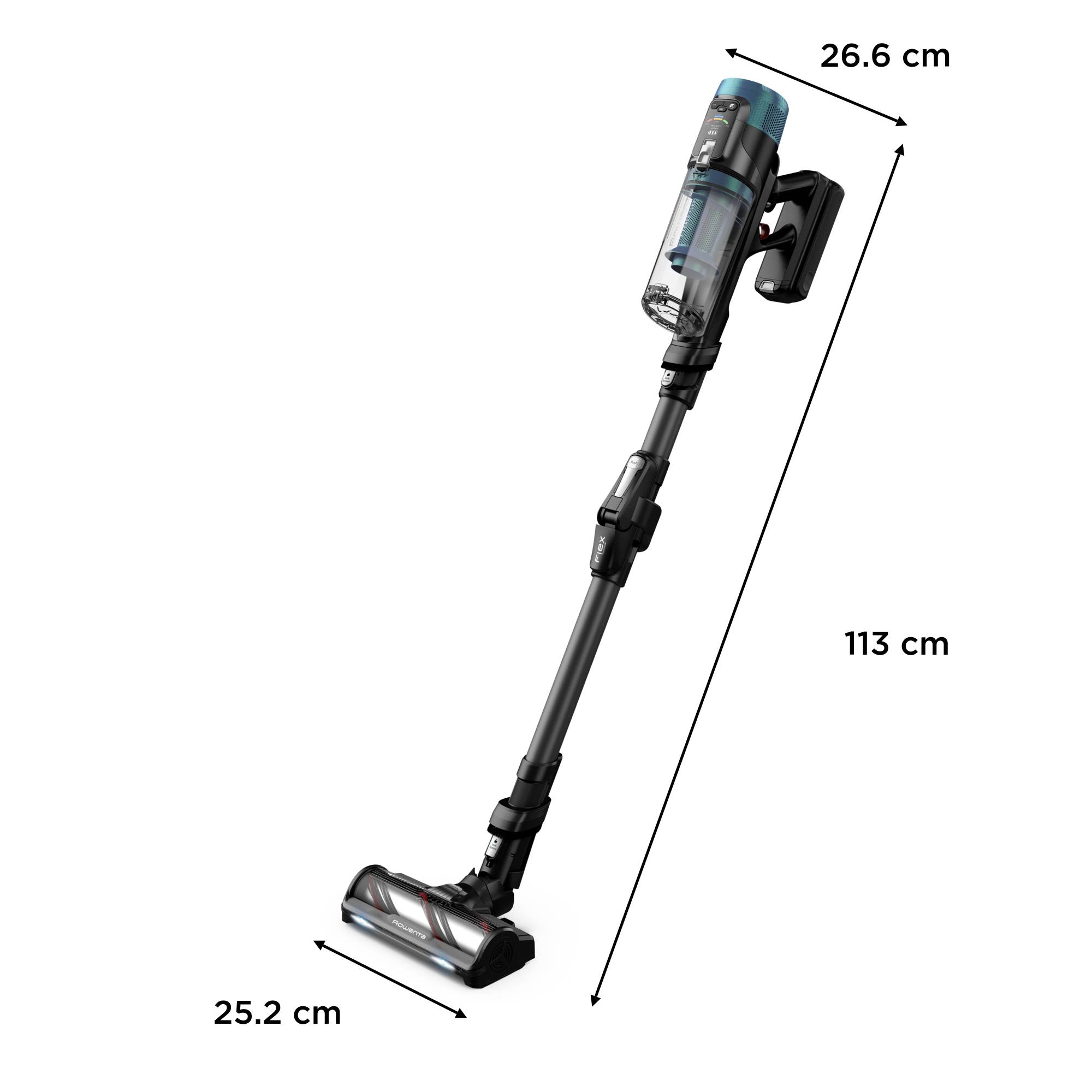 X-Force Flex 14.80, Многофункционална безкабелна прахосмукачка, Всмукателна мощност от 240 Air Watts, Допълнително време на работа