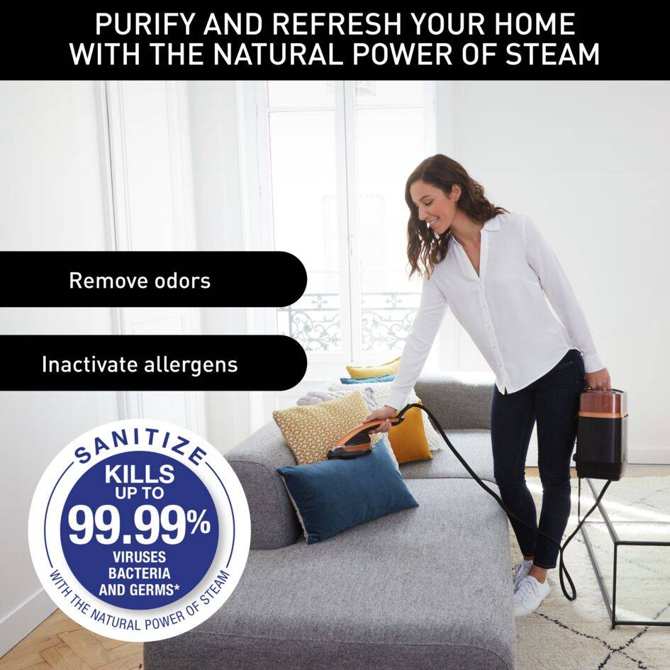 IXEO Power "Всичко в едно", Многофункционален Уред за Гладене с Пара QT2020E0, Smart Board дъска