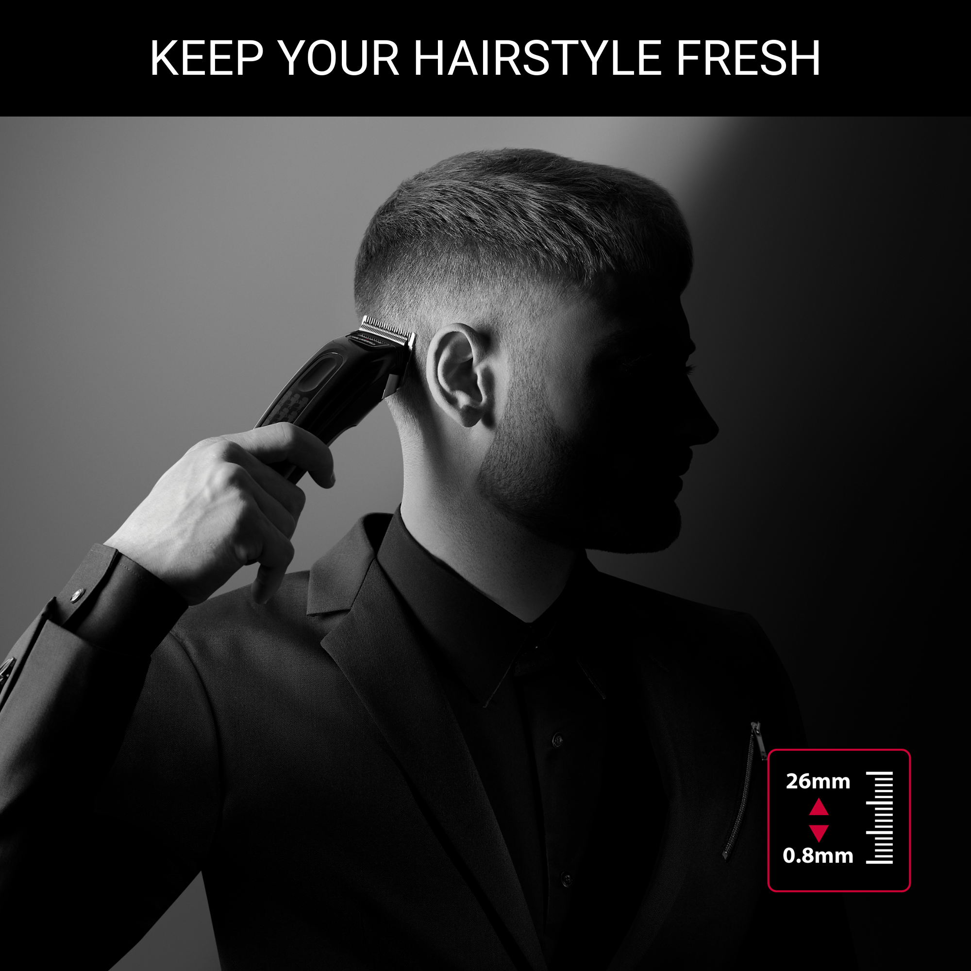 Rowenta x KARL LAGERFELD Perfect Line, Машинка за подстригване, TN152LF0