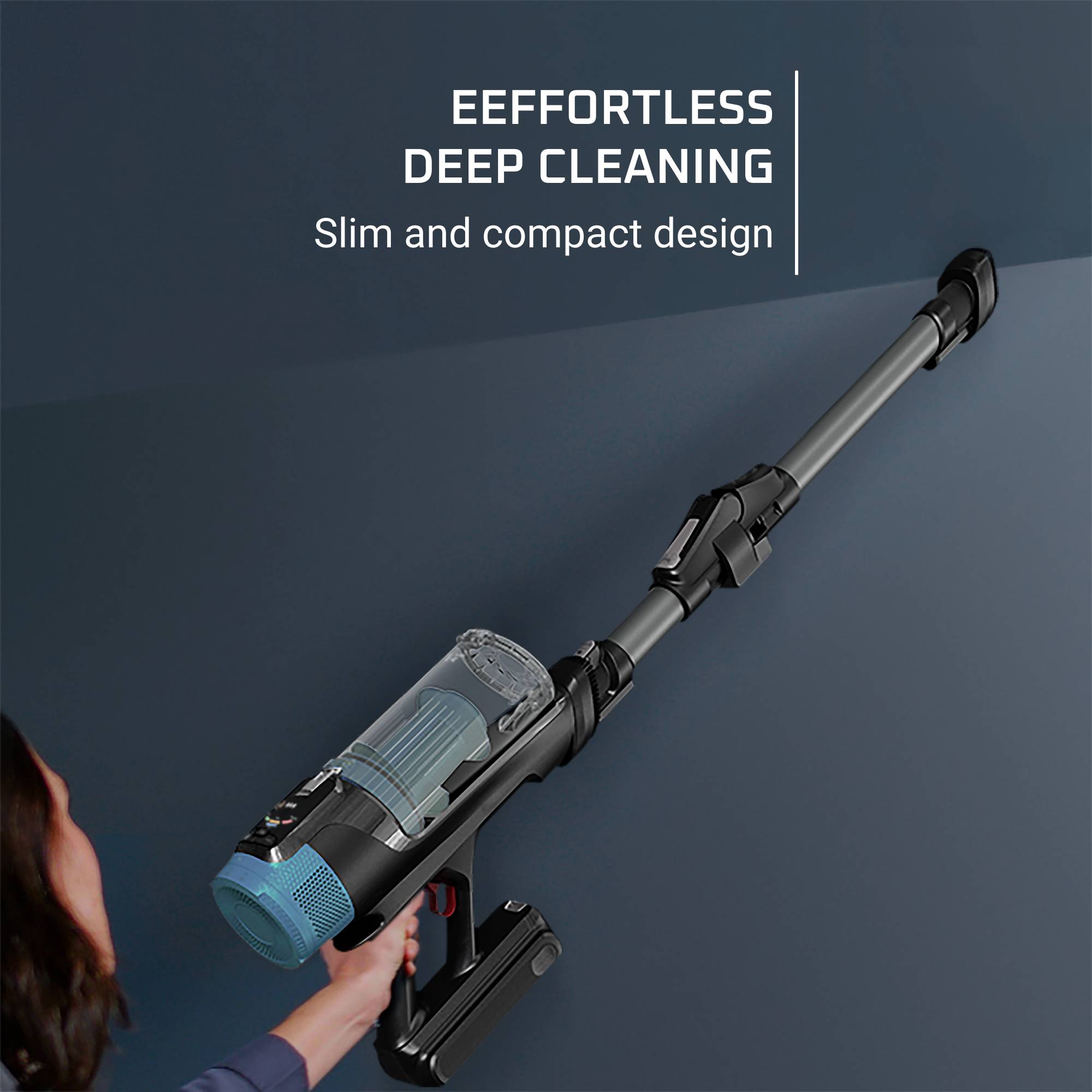 X-Force Flex 14.80, Многофункционална безкабелна прахосмукачка, Всмукателна мощност от 240 Air Watts, Допълнително време на работа