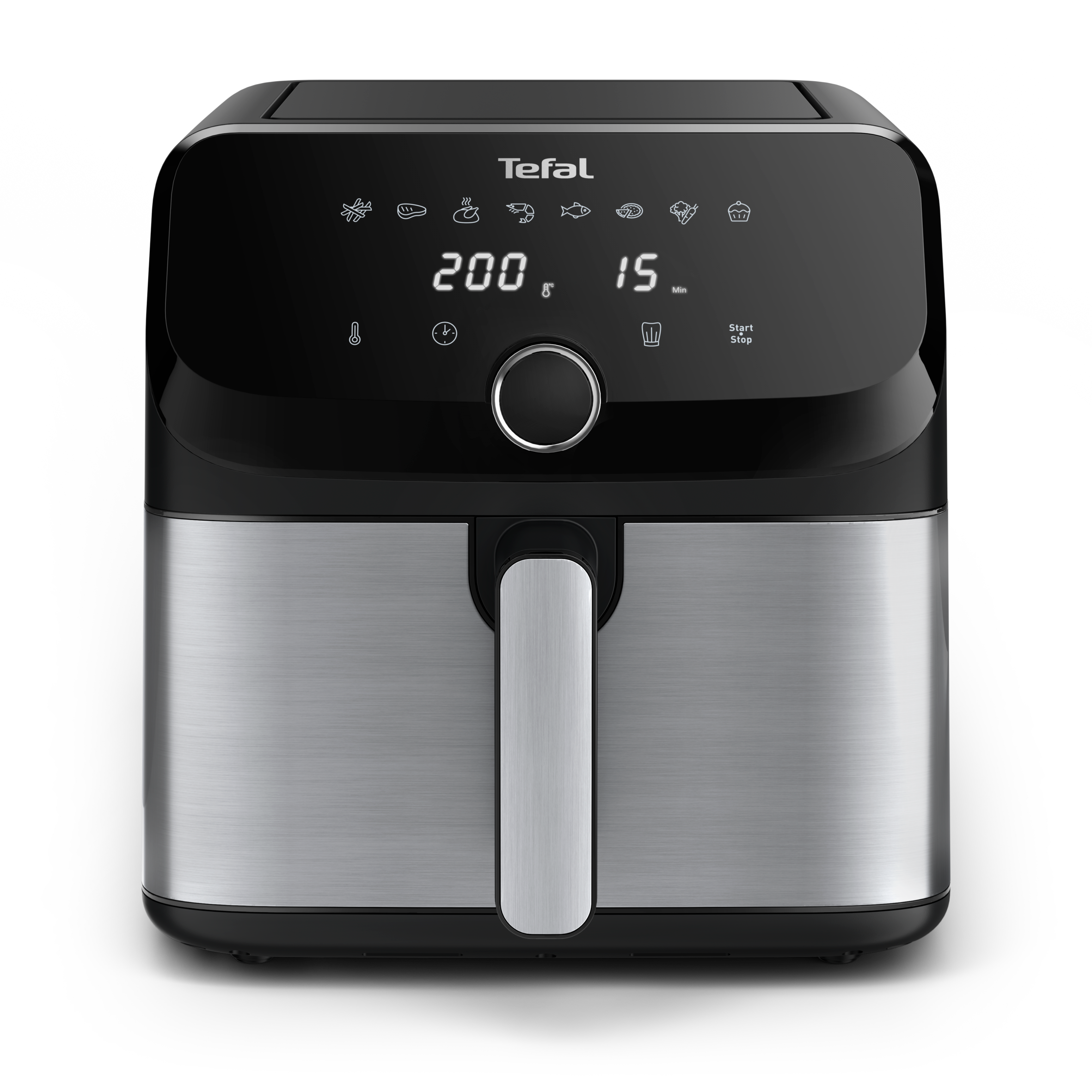 Easy Fry Mega, Уред за готвене с горещ въздух, Изключително голяма вместимост 7.5 L, 8 автоматични програми