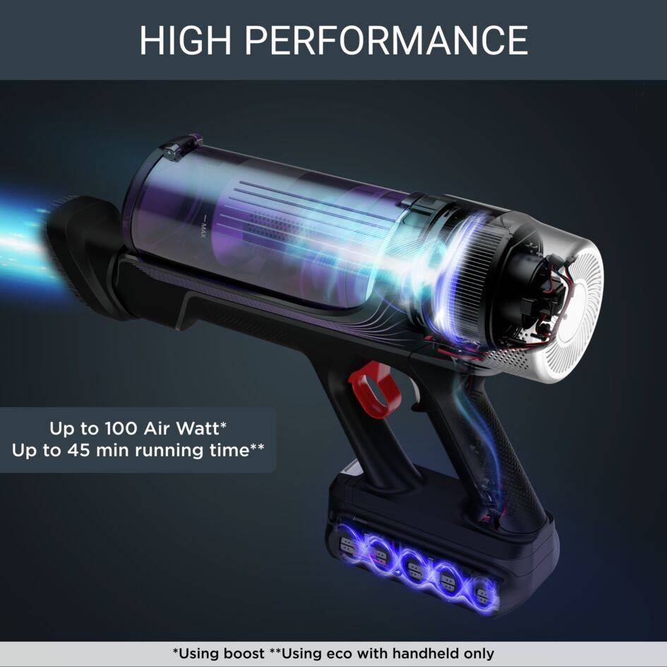 X-Force Flex 9.60 Allergy, Многофункционална прахосмукачка, до 100 Air Watts